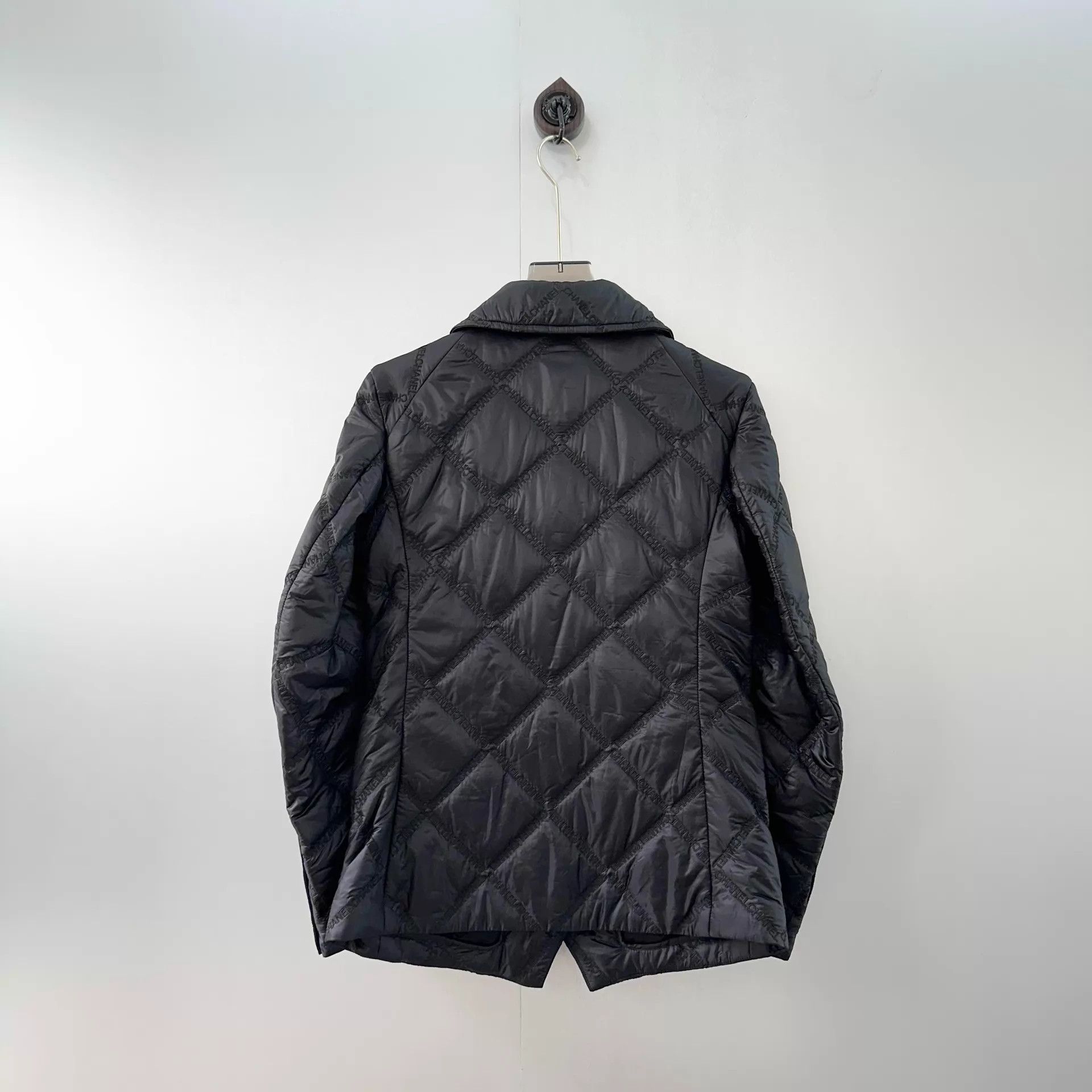 Chanel CHANEL mixed fiber silk canvas puffer jacket Size S / US 4 / IT 40 - 3 Thumbnail