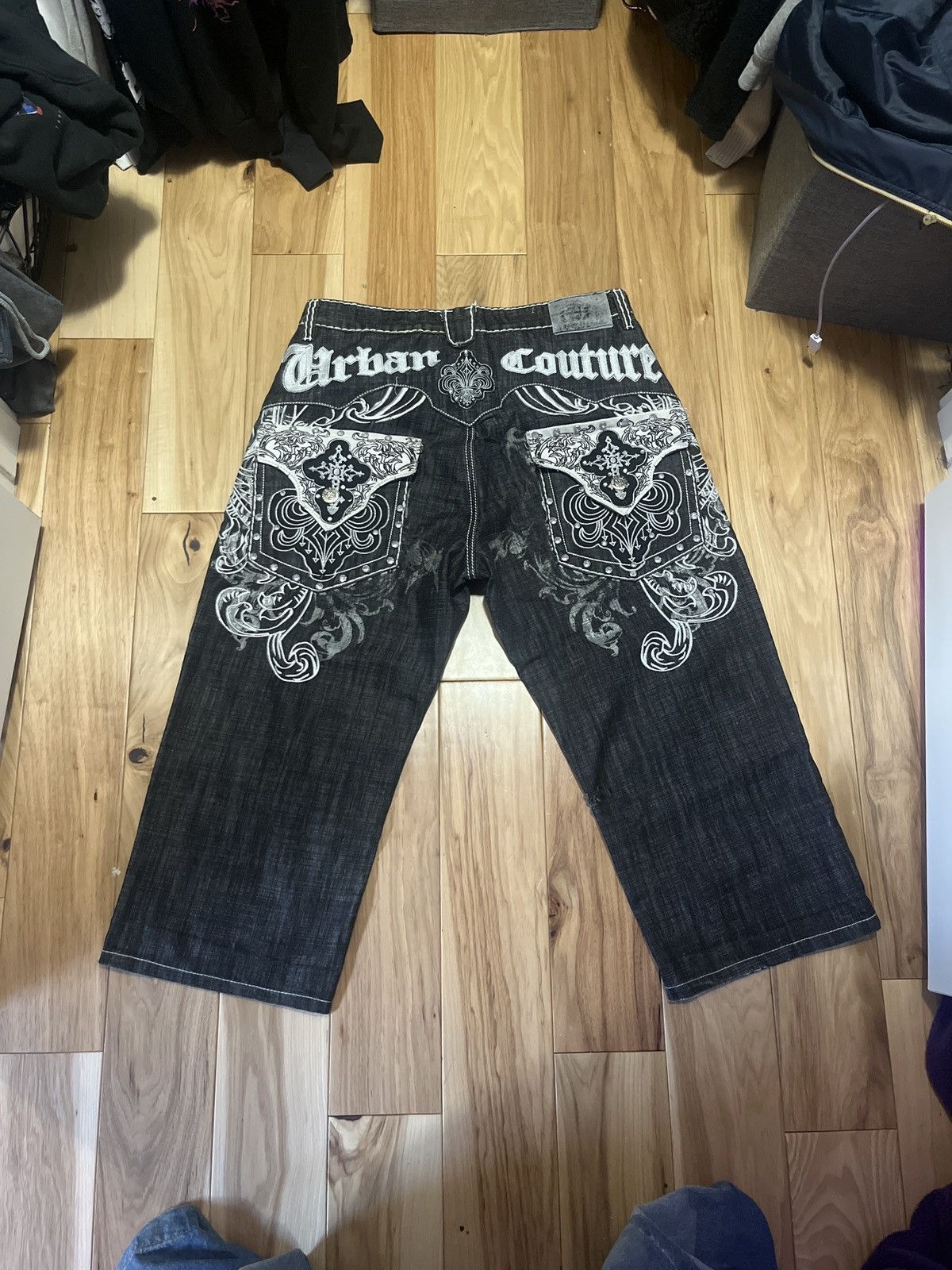 メンズ 00s Victorious Urban Couture 平成 デニム y2k