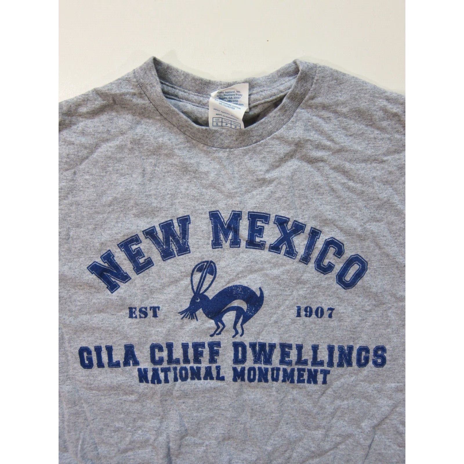 Vintage VINTAGE New Mexico Gila Cliff Dwellings National Monument Grey Blue Tshirt Men S Size US S / EU 44-46 / 1 - 3 Thumbnail