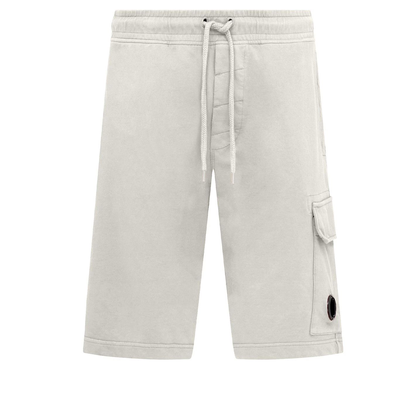 C.P. Company o1g2r1mq0426 Micro Lens Fleece Jogger Shorts in Grey Size US 30 / EU 46 - 1 Thumbnail
