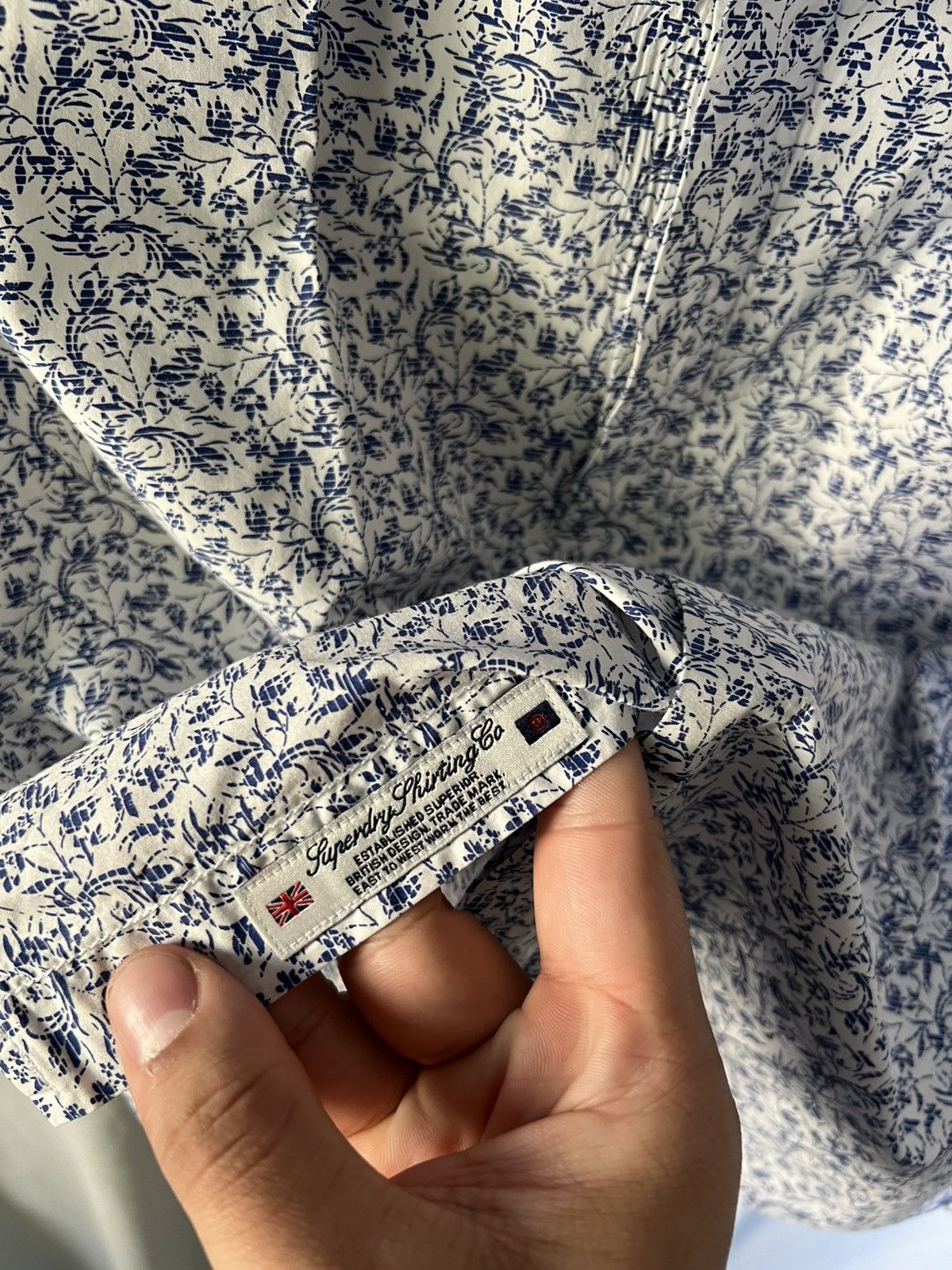 Superdry Superdry Shoreditch Button Down Short Sleeve Shirt Size US L / EU 52-54 / 3 - 6 Thumbnail