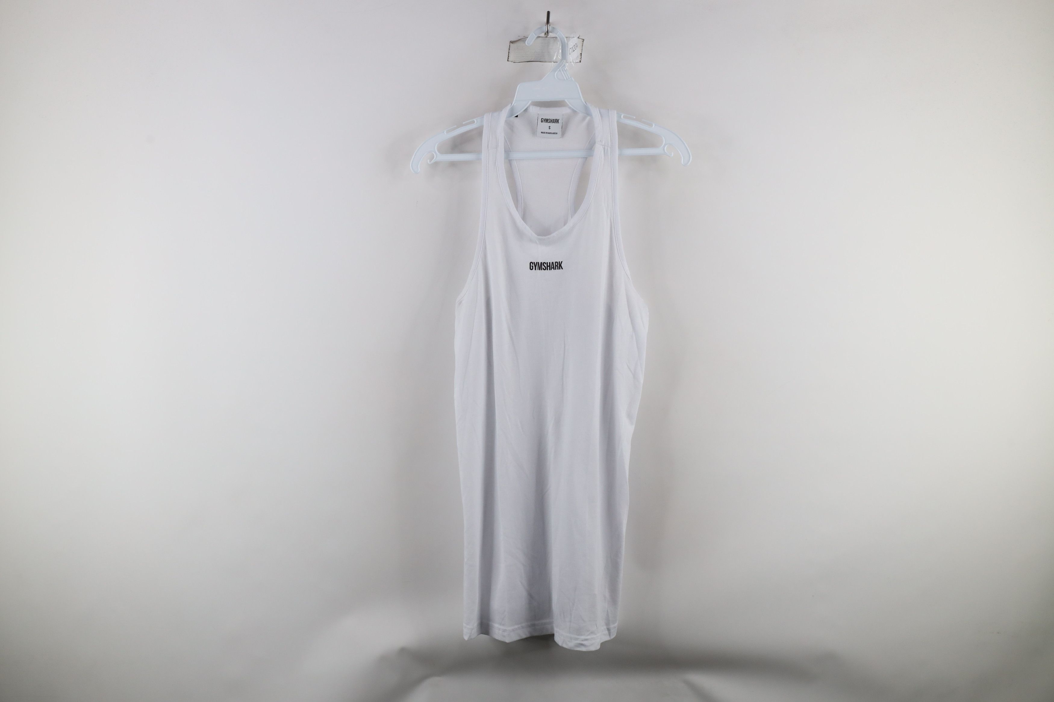 Gymshark × Vintage Gymshark Out Oversized Gym Training Tank Top T-Shirt White Size S / US 4 / IT 40 - 1 Thumbnail