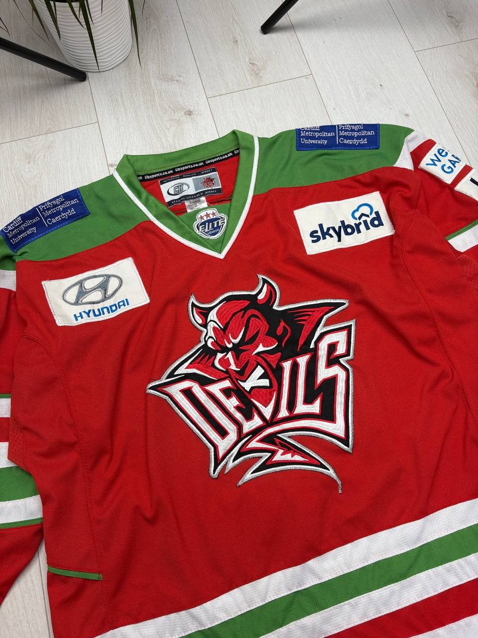 Other RARE Cardiff Devils 2010's ice hockey jersey shirt kit Size US XL / EU 56 / 4 - 2 Thumbnail