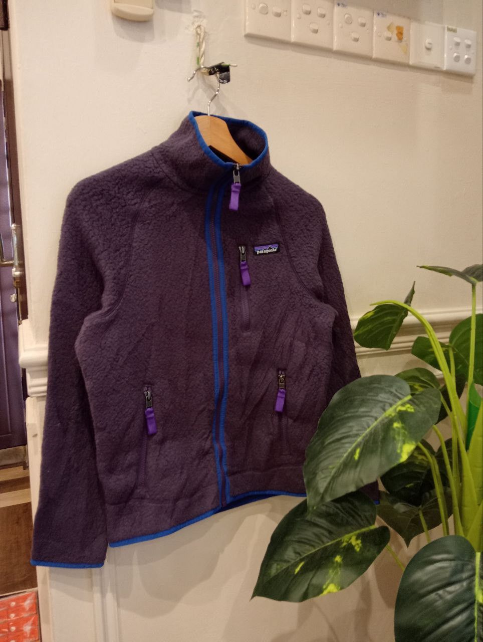Patagonia PATAGONIA MEN'S PITON PURPLE RETRO PILE JACKET - REGULAR FIT Size US XXS / EU 40 - 3 Thumbnail