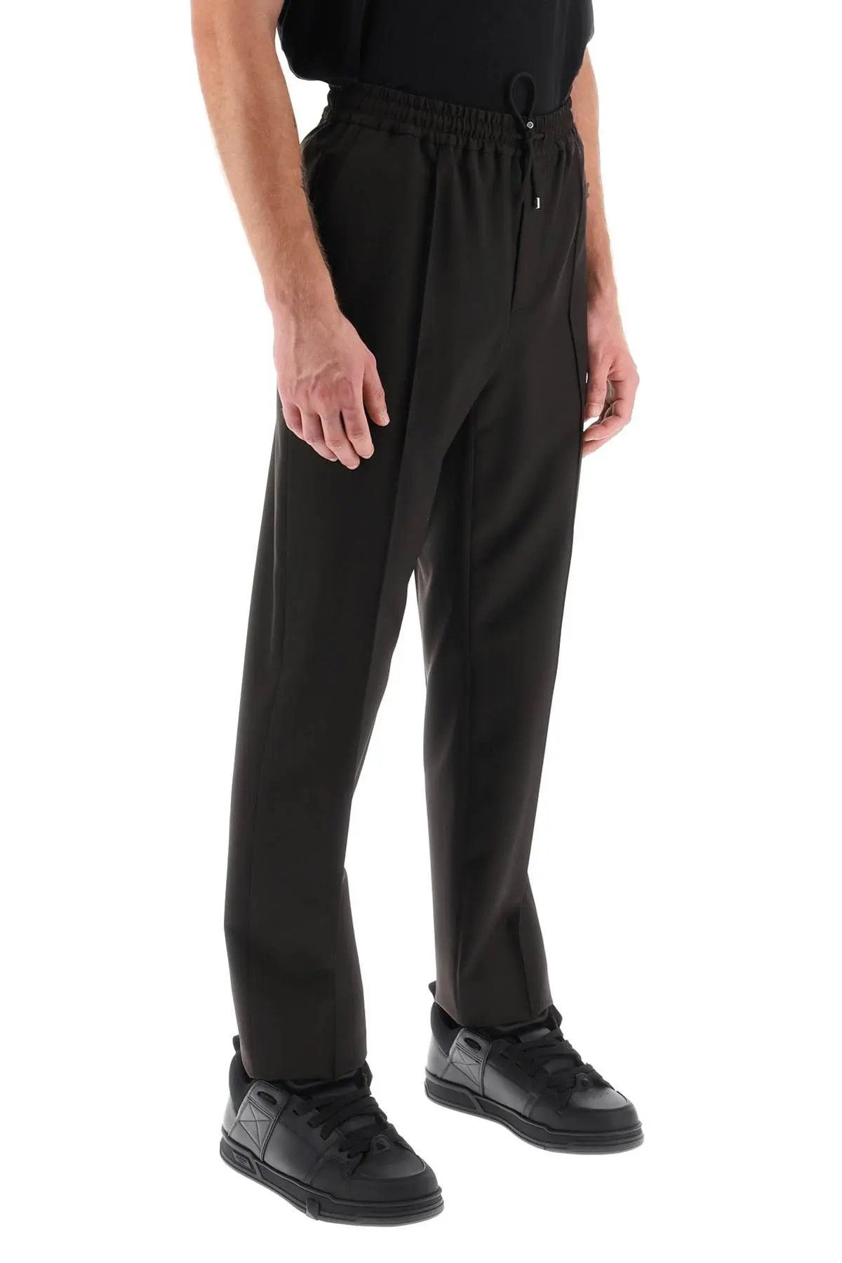 o1s22i1n0124 Light Wool Sweatpants / Joggers in Brown