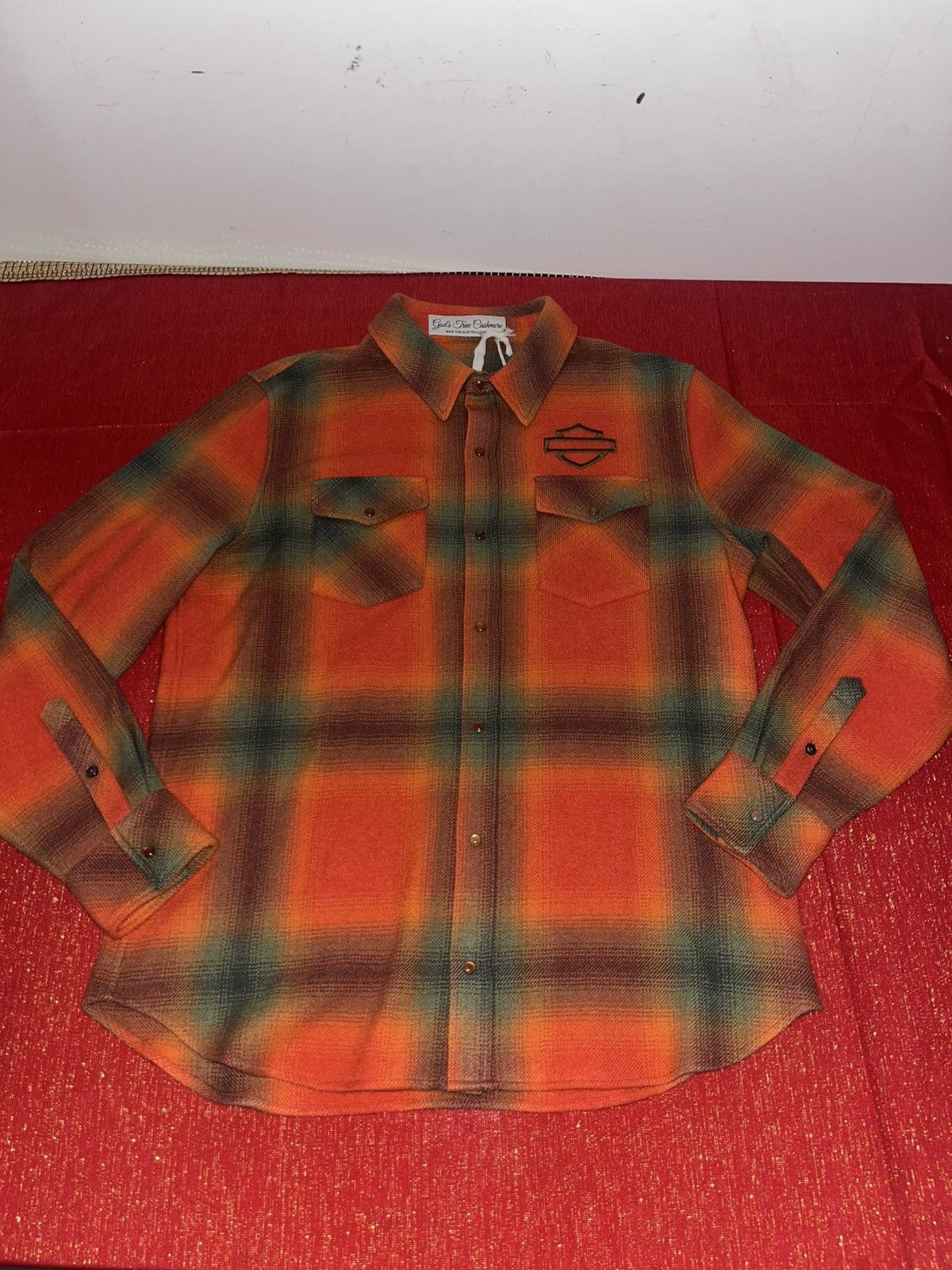 God's True Cashmere God’s True Cashmere X Harley Davidson Shirt Sz XL Size US XL / EU 56 / 4 - 15 Thumbnail