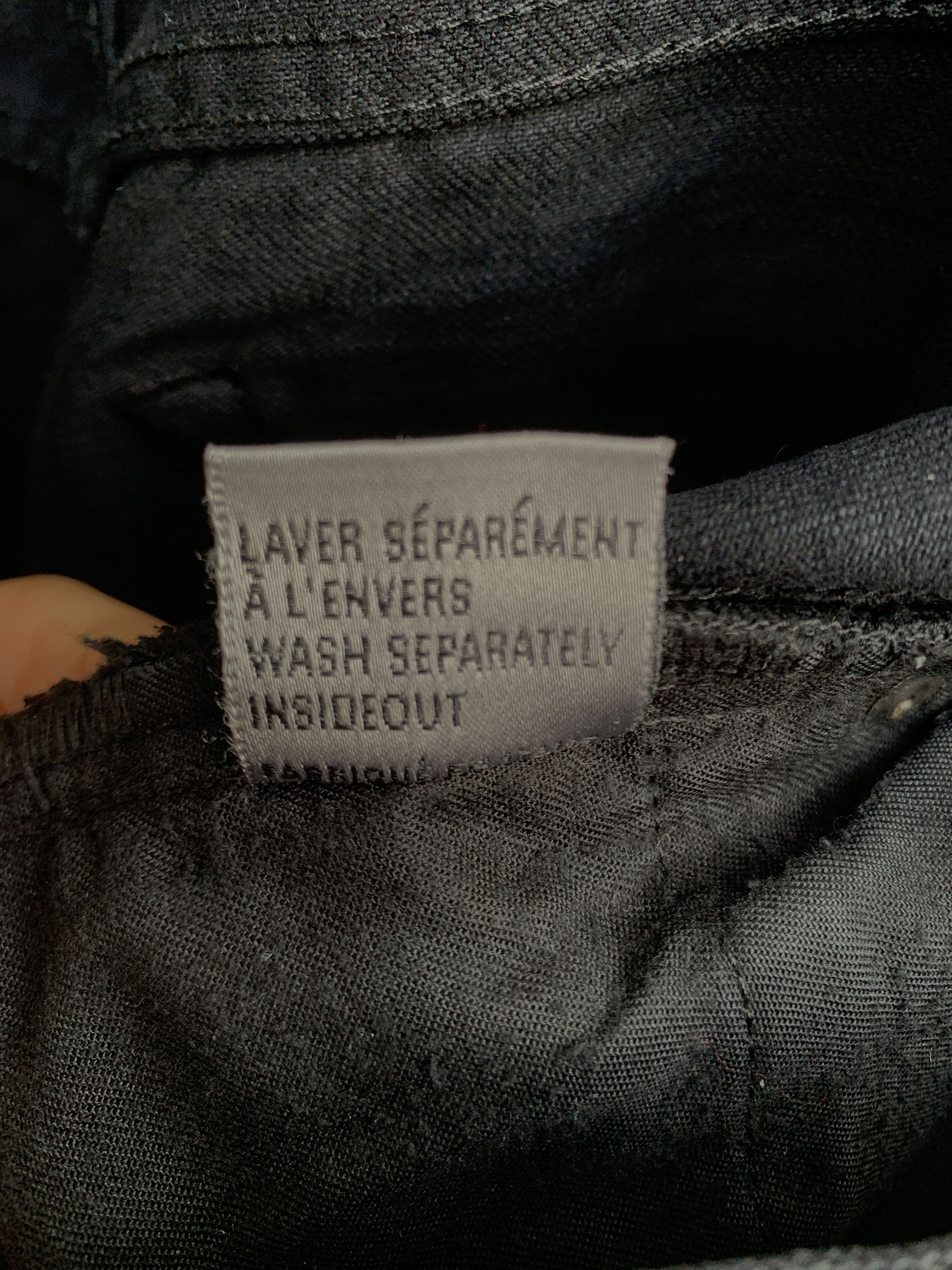 Dior × Hedi Slimane Dior Black Jeans Size US 32 / EU 48 - 8 Thumbnail