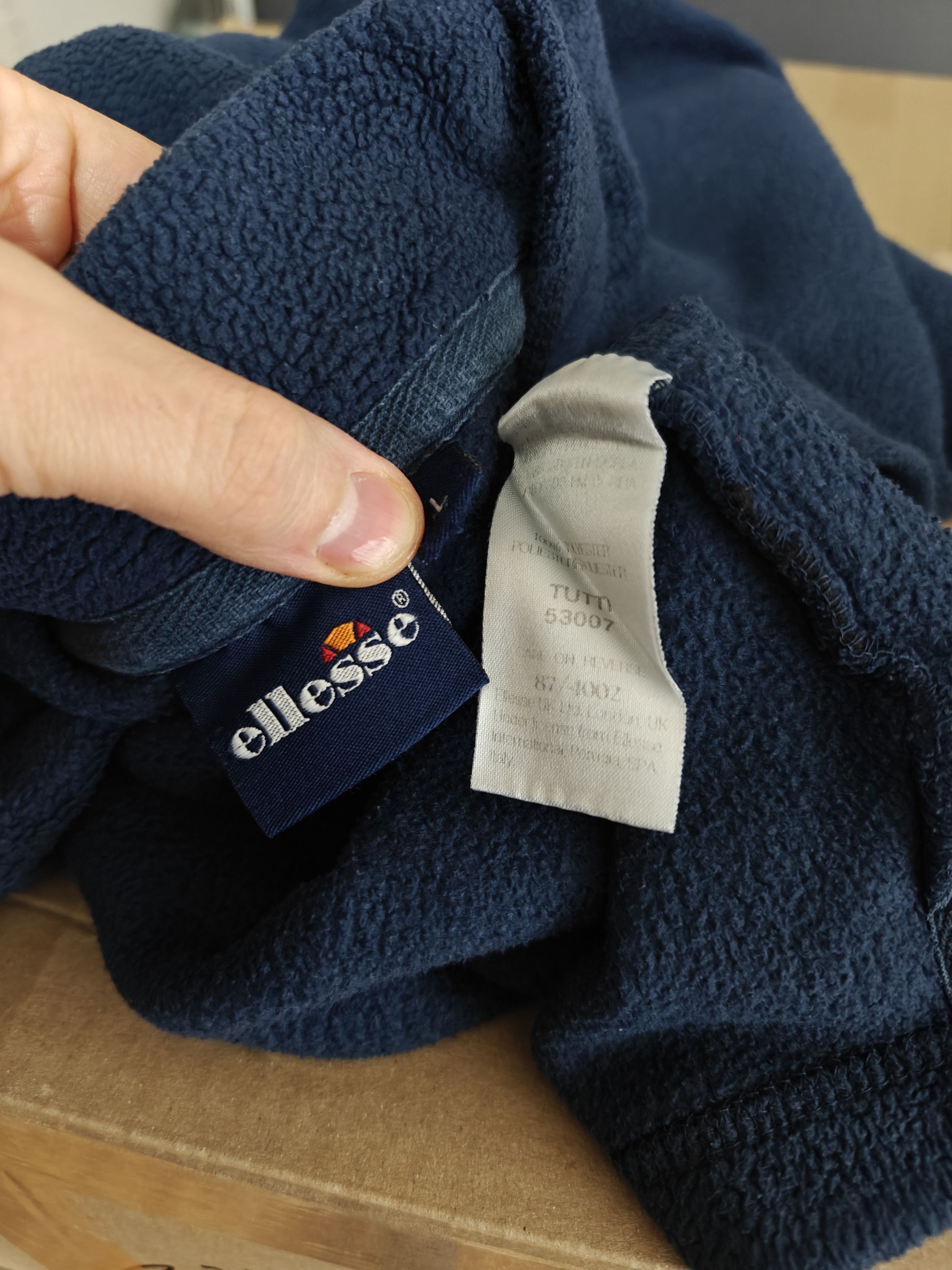 Ellesse Ellesse Fleece Sweatshirt Center Logo Pullover Blue size L Size US L / EU 52-54 / 3 - 9 Thumbnail
