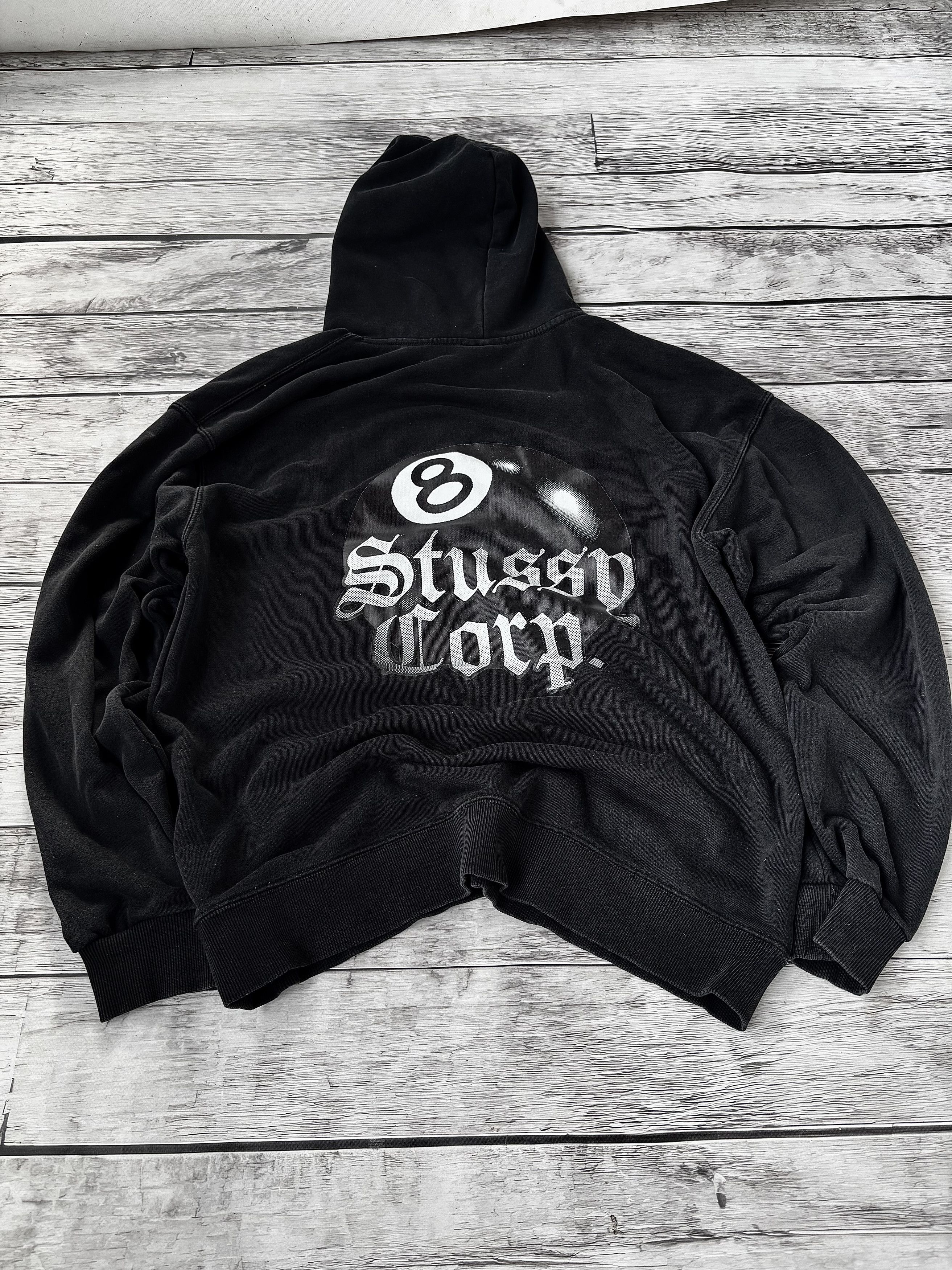 Stussy Stussy Skeleton 8 Ball Apocalypse Zip Hoodie | Grailed