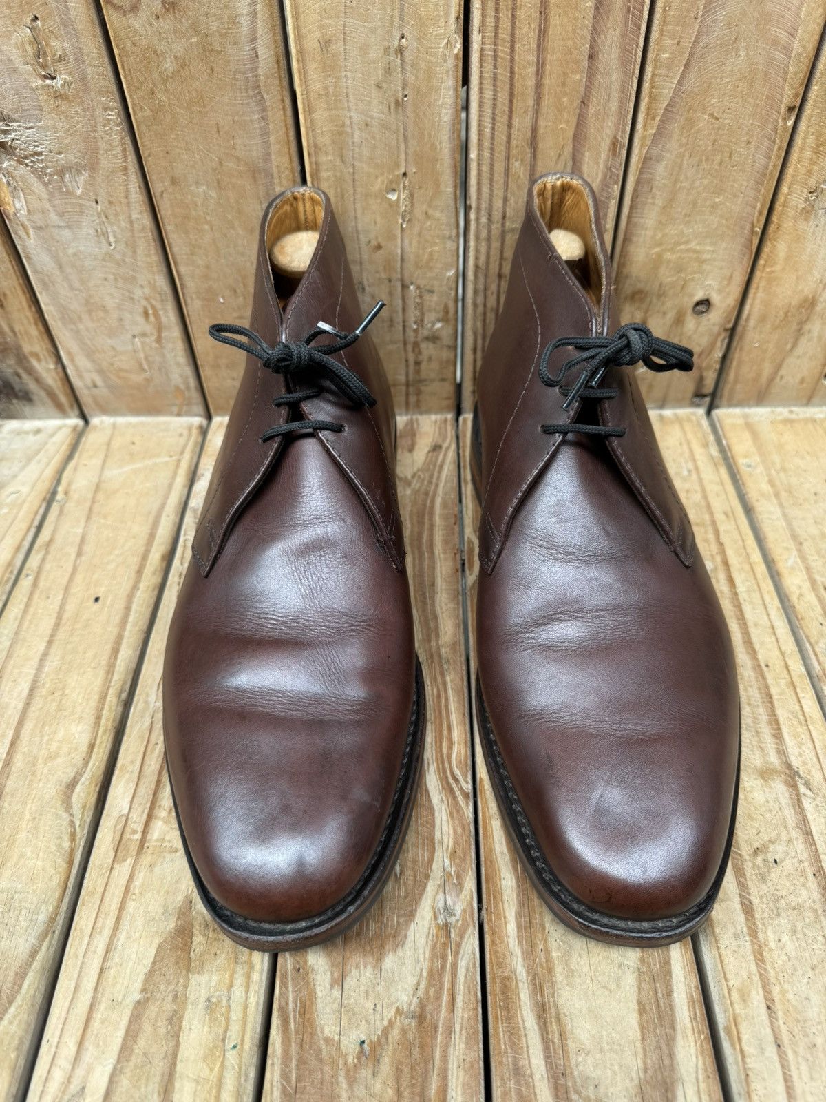 Loake Loake Shoemakers brown Men’s Chukka leather boots US 10 F Size US 10 / EU 43 - 21 Thumbnail