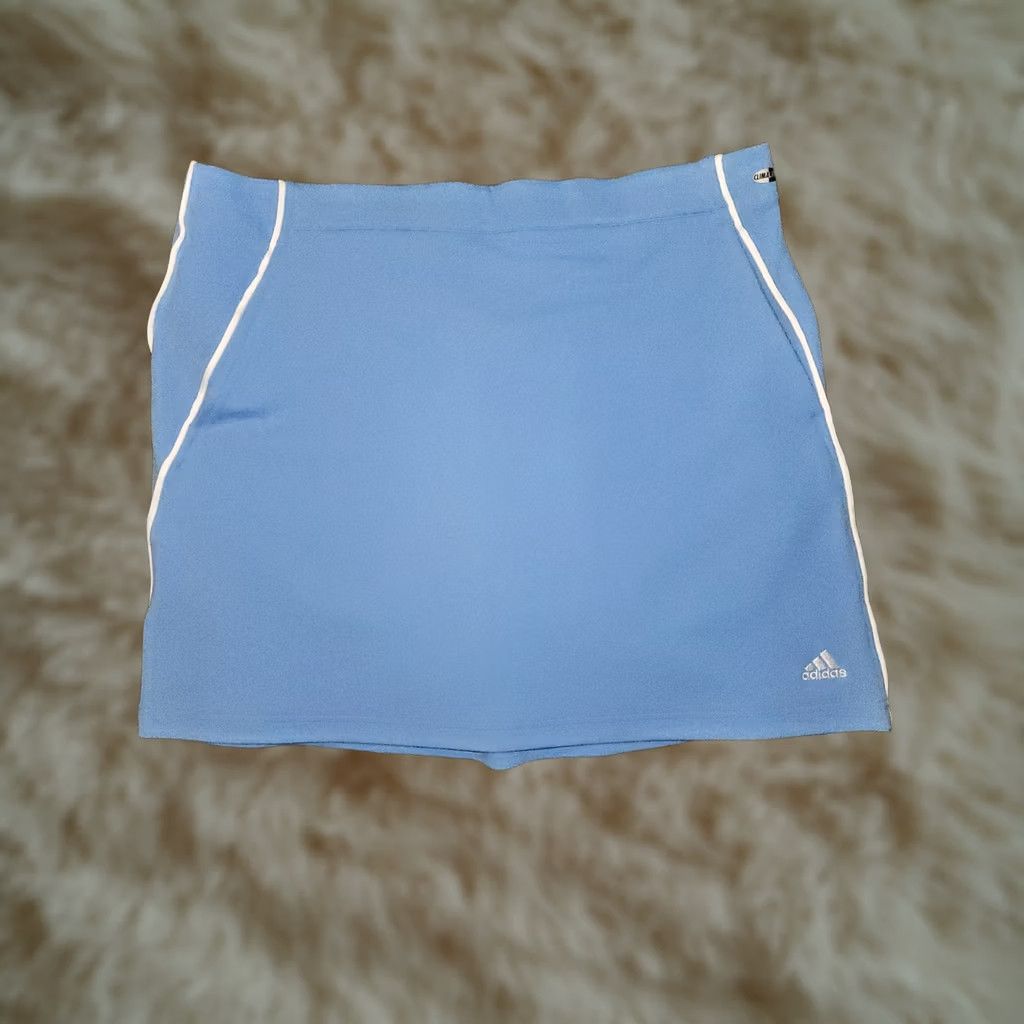 Adidas Adidas Skirt Women's XL Light Blue Pockets Stretch Golf Tennis Active Size 40" / US 18 - 1 Thumbnail