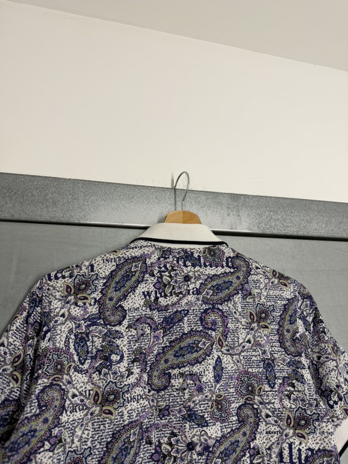 John Galliano Vintage 00s John Galliano Overprinted Polo T-Shirt Size US XS / EU 42 / 0 - 11 Thumbnail