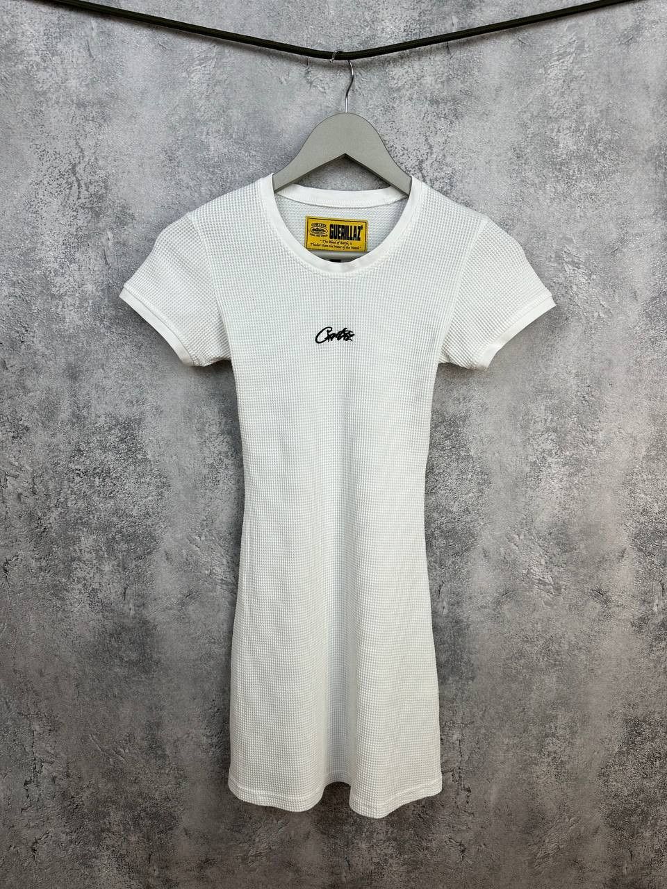 Corteiz Corteiz Guerillaz Waffle Knit Bodycon SS White Dress Size S / US 4 / IT 40 - 1 Thumbnail