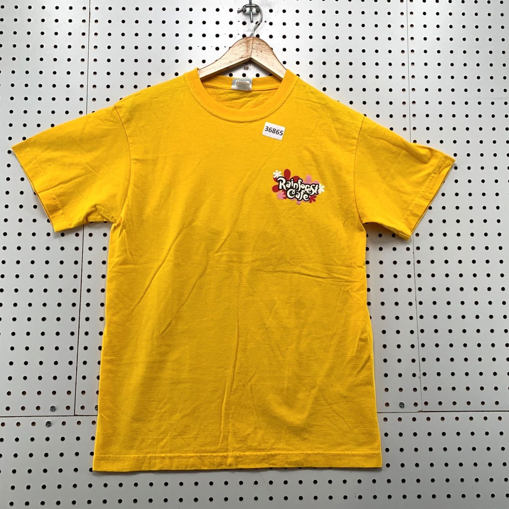 Vintage VINTAGE Rainforest Cafe Shirt Mens M Yellow Gecko Frog Floral 90s Graphic Size US M / EU 48-50 / 2 - 2 Thumbnail