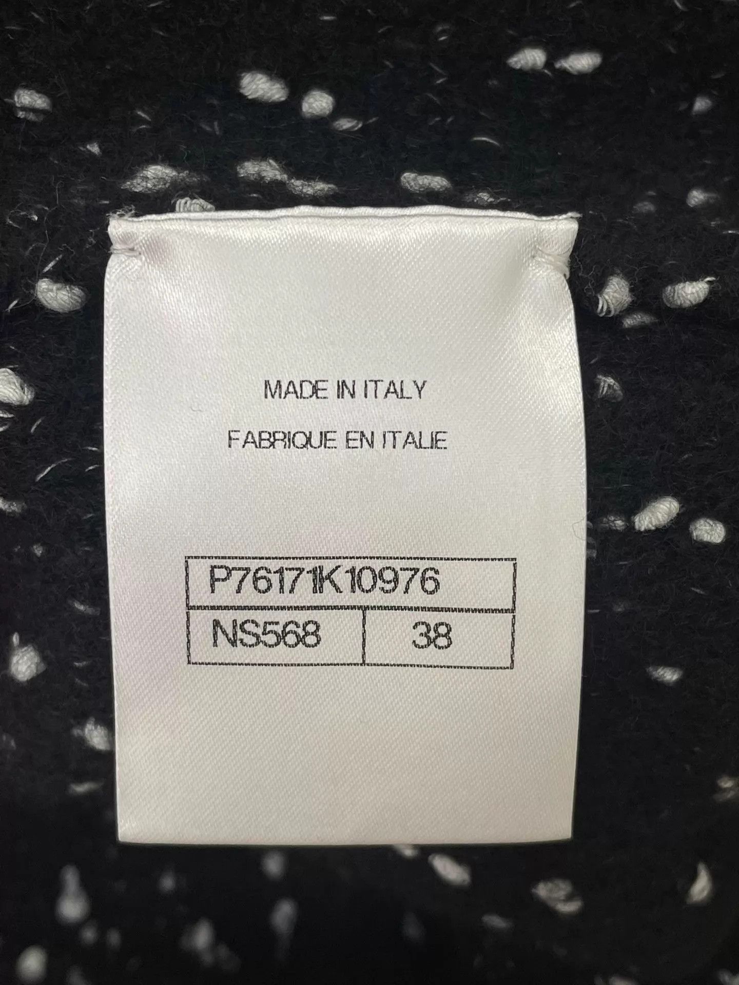 Chanel Chanel Black & White Stardust Cashmere Cardigan EU38 New Size S / US 4 / IT 40 - 5 Thumbnail