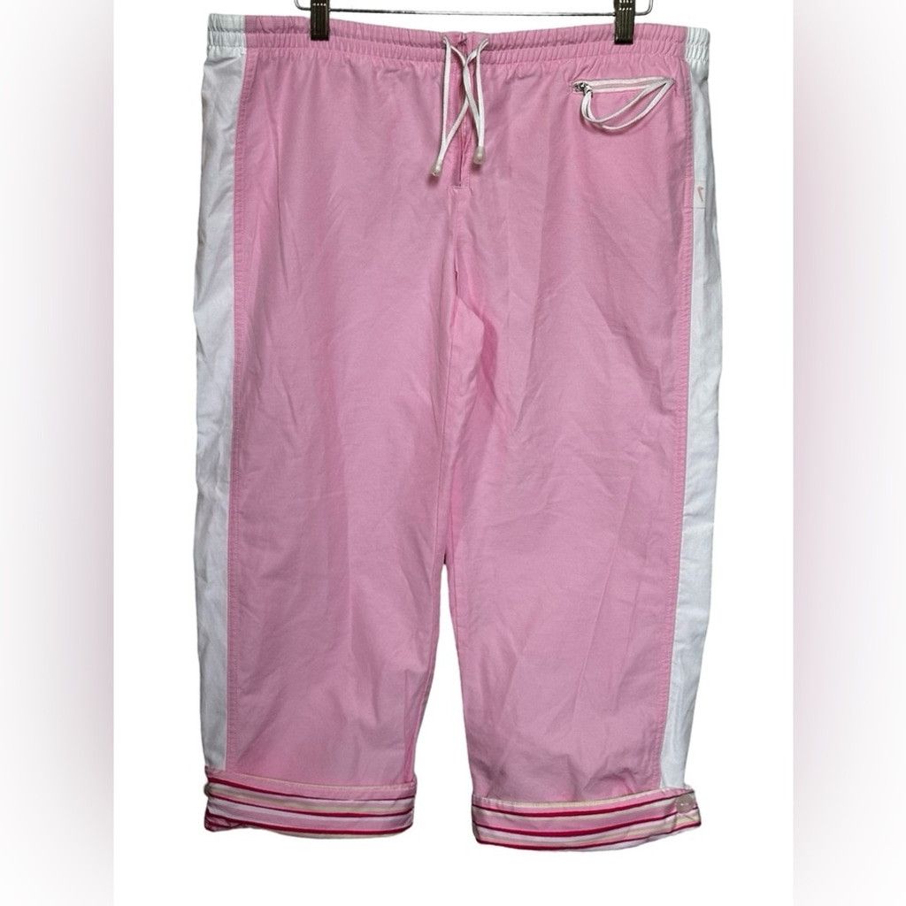 Nike Nike Cropped Track Pant Pink Women’s Size Large (12-14). Size 34" / US 12 / IT 48 - 1 Thumbnail