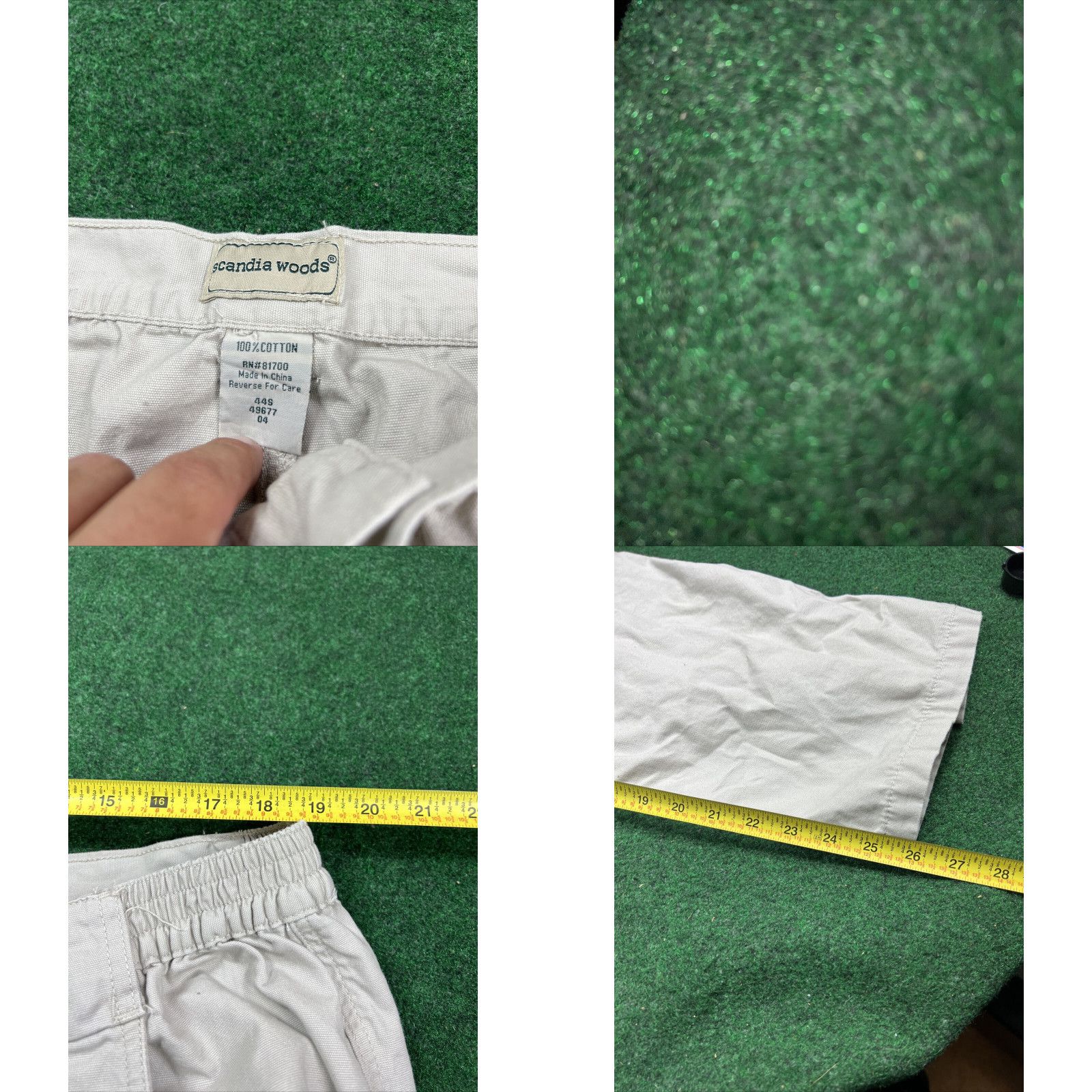 Vintage Scandia Woods Pants Trousers Carpenter Beige 4 Pocket Sz 44s W 38 Inseam 26 Size US 38 / EU 54 - 8 Thumbnail