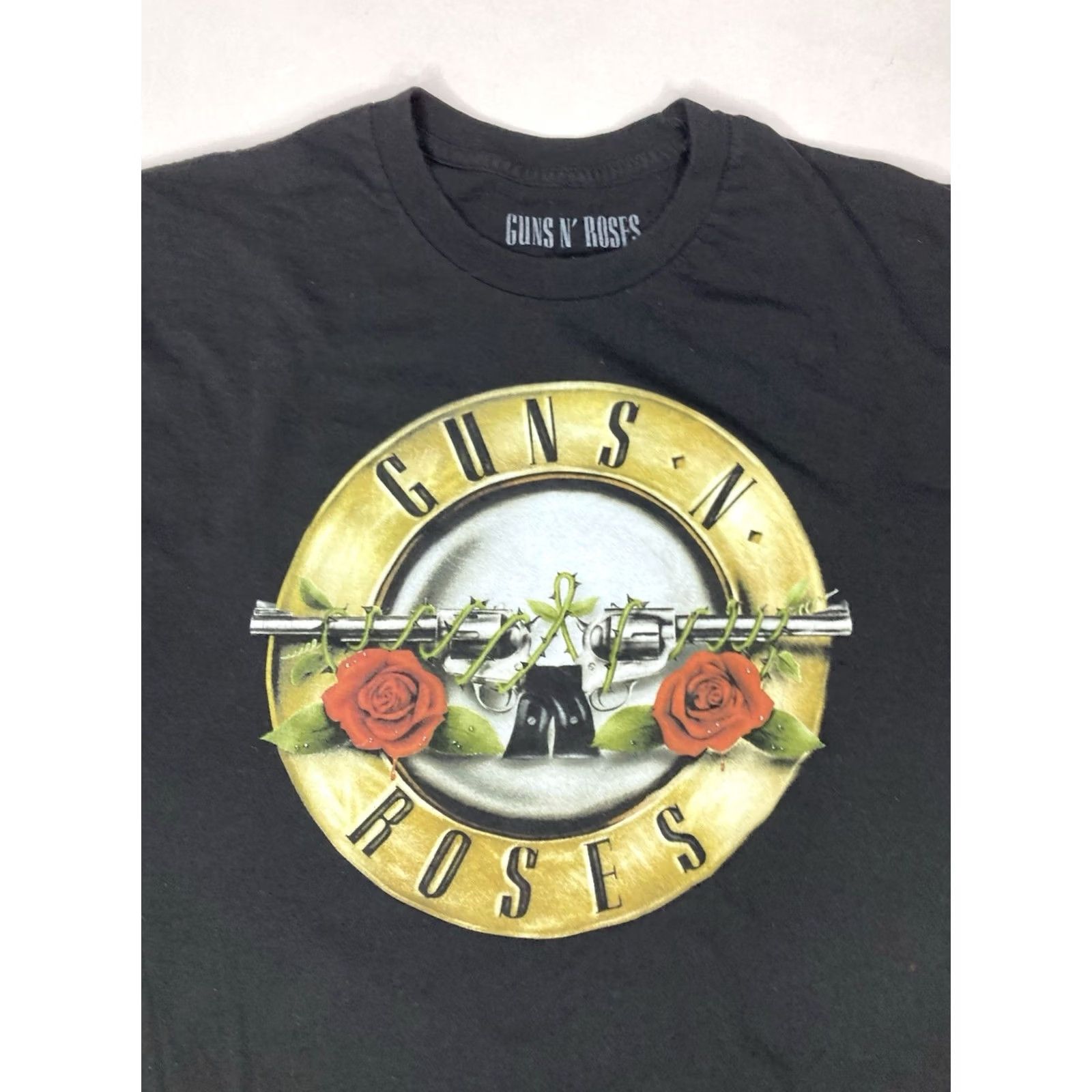 Vintage Guns N' Roses Logo Graphic T-shirt Men Large Black Short Sleeve Band Music Size US L / EU 52-54 / 3 - 2 Thumbnail