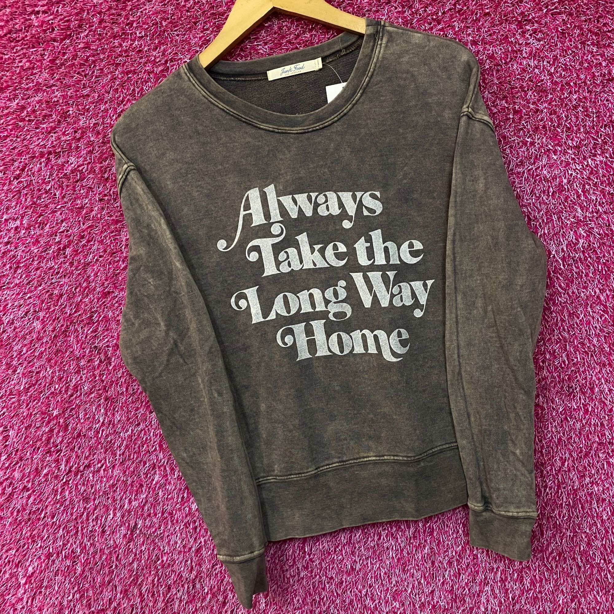 Junk Food Junk Food Always Take the Long Way Home Sweatshirt XS Size XS / US 0-2 / IT 36-38 - 3 Thumbnail