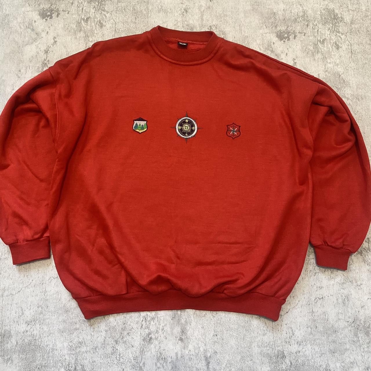 Other Compas Vintage Red vintage 90s Boxy rap hip hop Size US XL / EU 56 / 4 - 1 Thumbnail