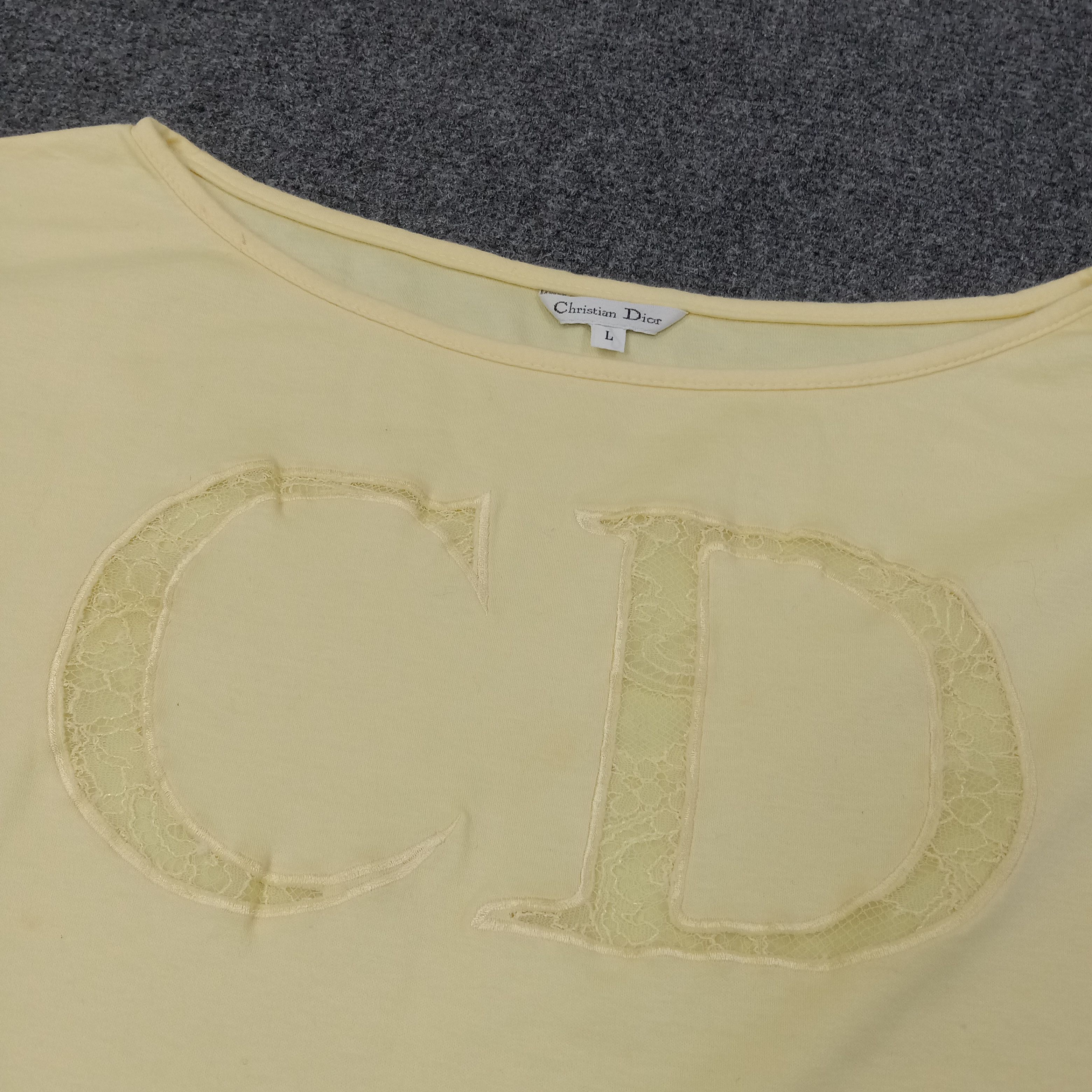 Christian Dior Monsieur Christian Dior Italian Designer Tshirt C249N42 Size L / US 10 / IT 46 - 2 Thumbnail