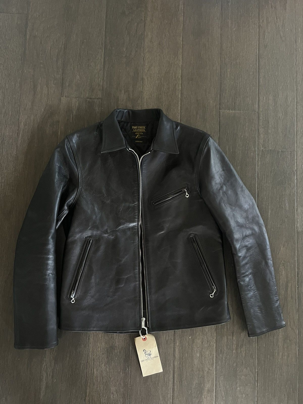 image of Fine Creek Leathers - Eric Size 42 in Black, Men's
