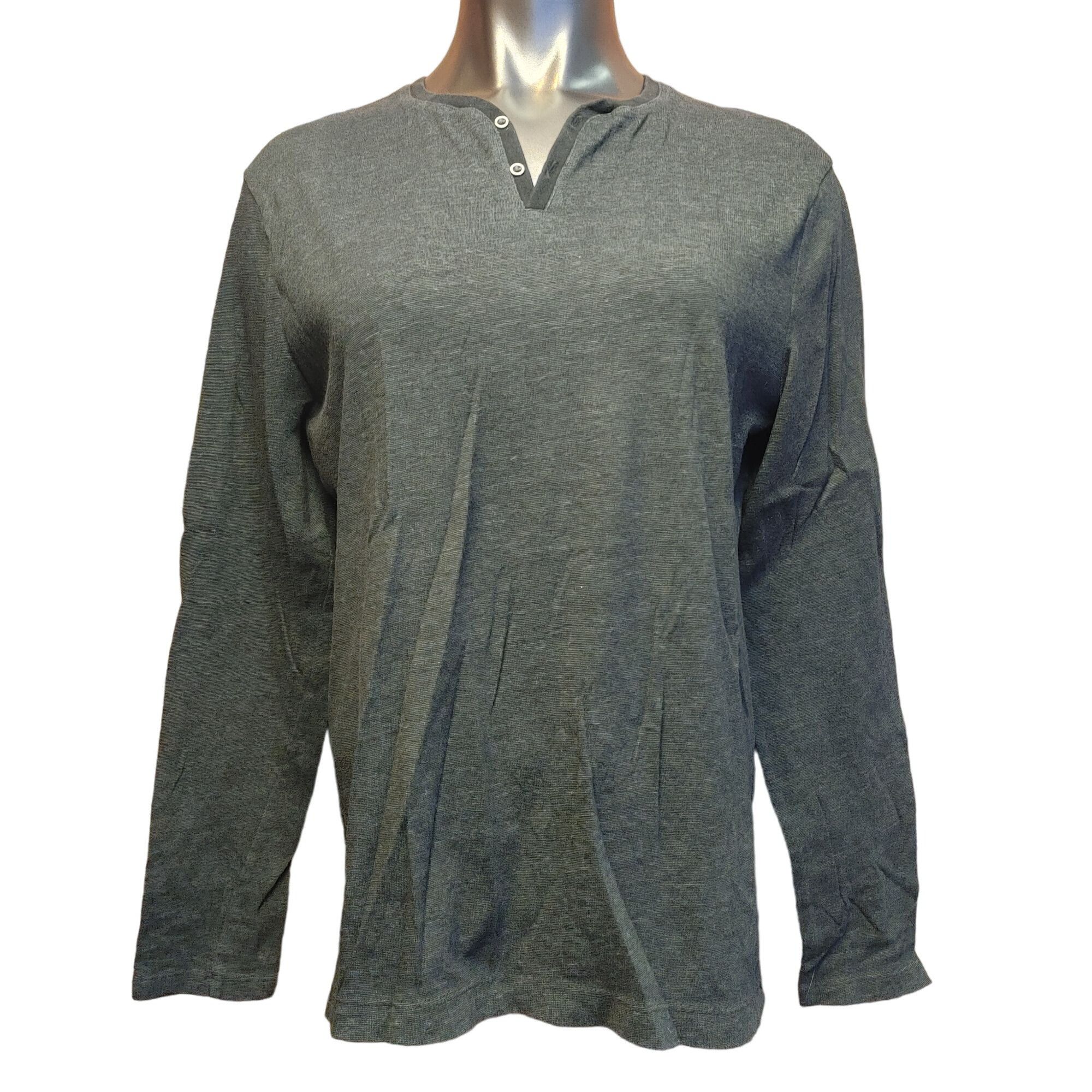 Other J. Ferrar Women's Gray Long Sleeve 3/4 Button Down Top Mediu Size M / US 6-8 / IT 42-44 - 1 Thumbnail