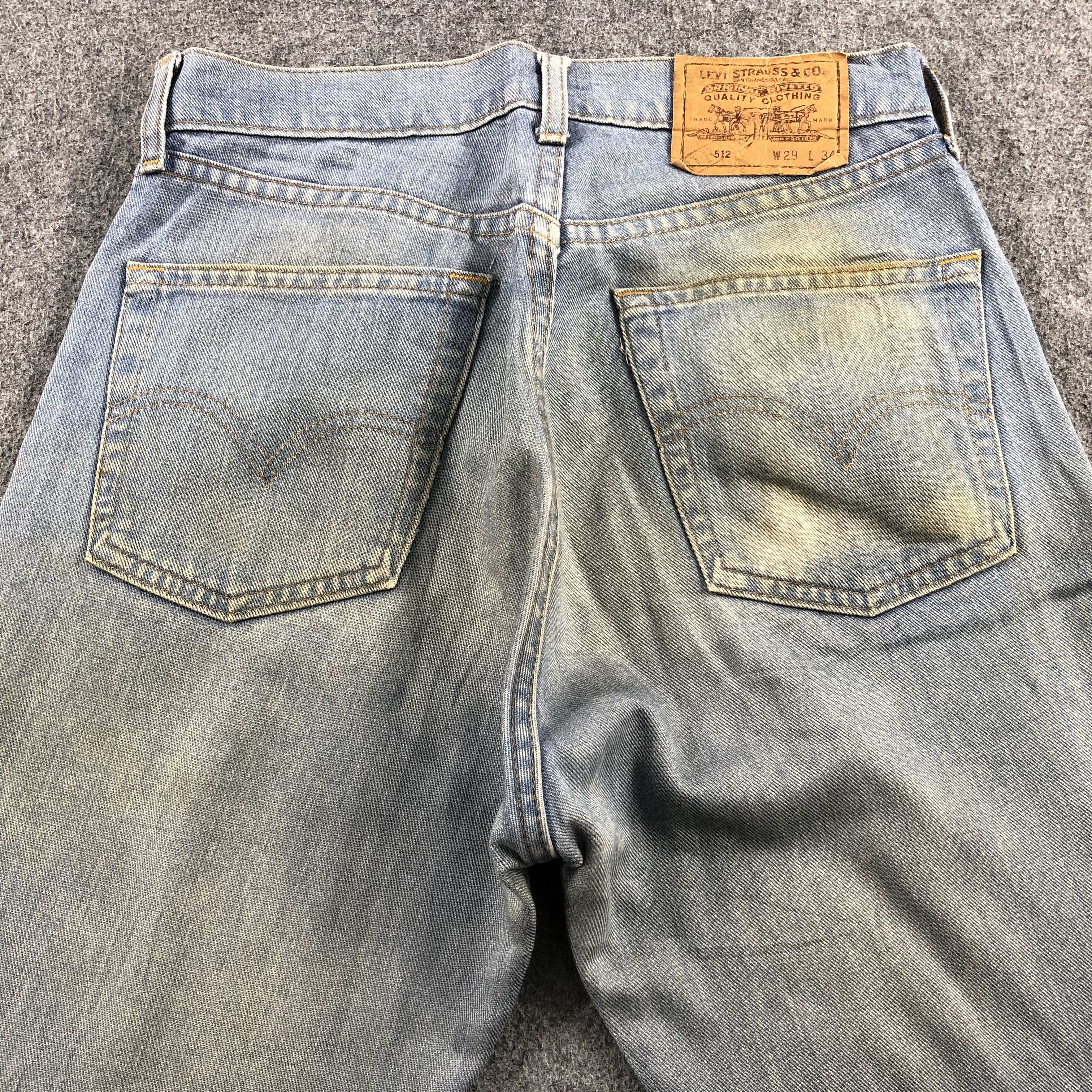 Levi's Vintage 90s Light Wash Levis 512 Jeans-J1775 Size US 30 / EU 46 - 4 Thumbnail