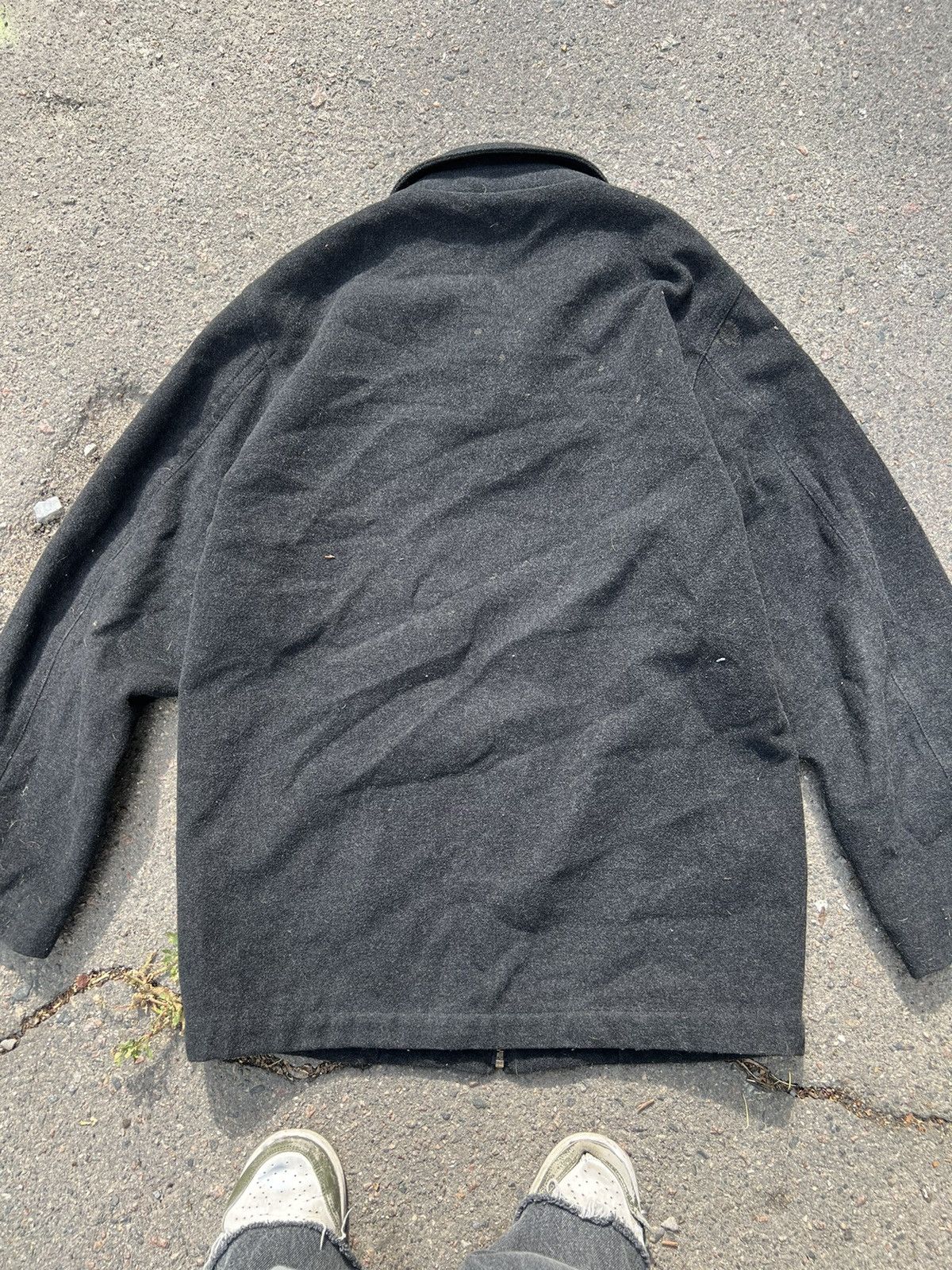 Lacoste × Vintage Vintage 90s Lacoste wool coat multi pocket metal logo jacket Size US M / EU 48-50 / 2 - 5 Thumbnail