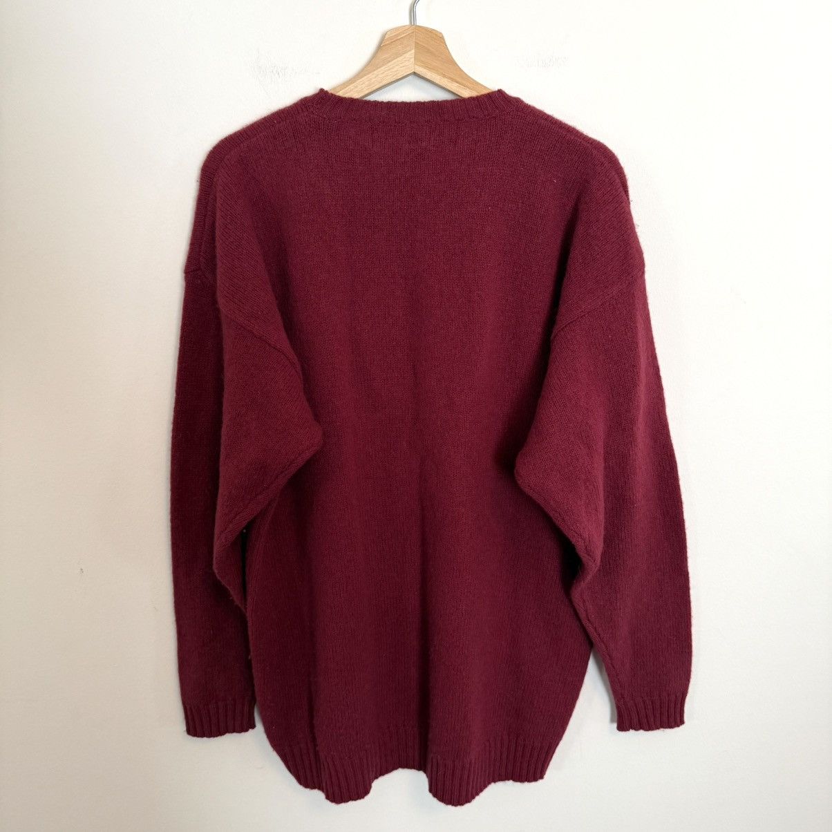 Abercrombie & Fitch × Vintage VTG Abercrombie & Fitch The Big Sweater 100% Wool Pullover Size US M / EU 48-50 / 2 - 3 Thumbnail