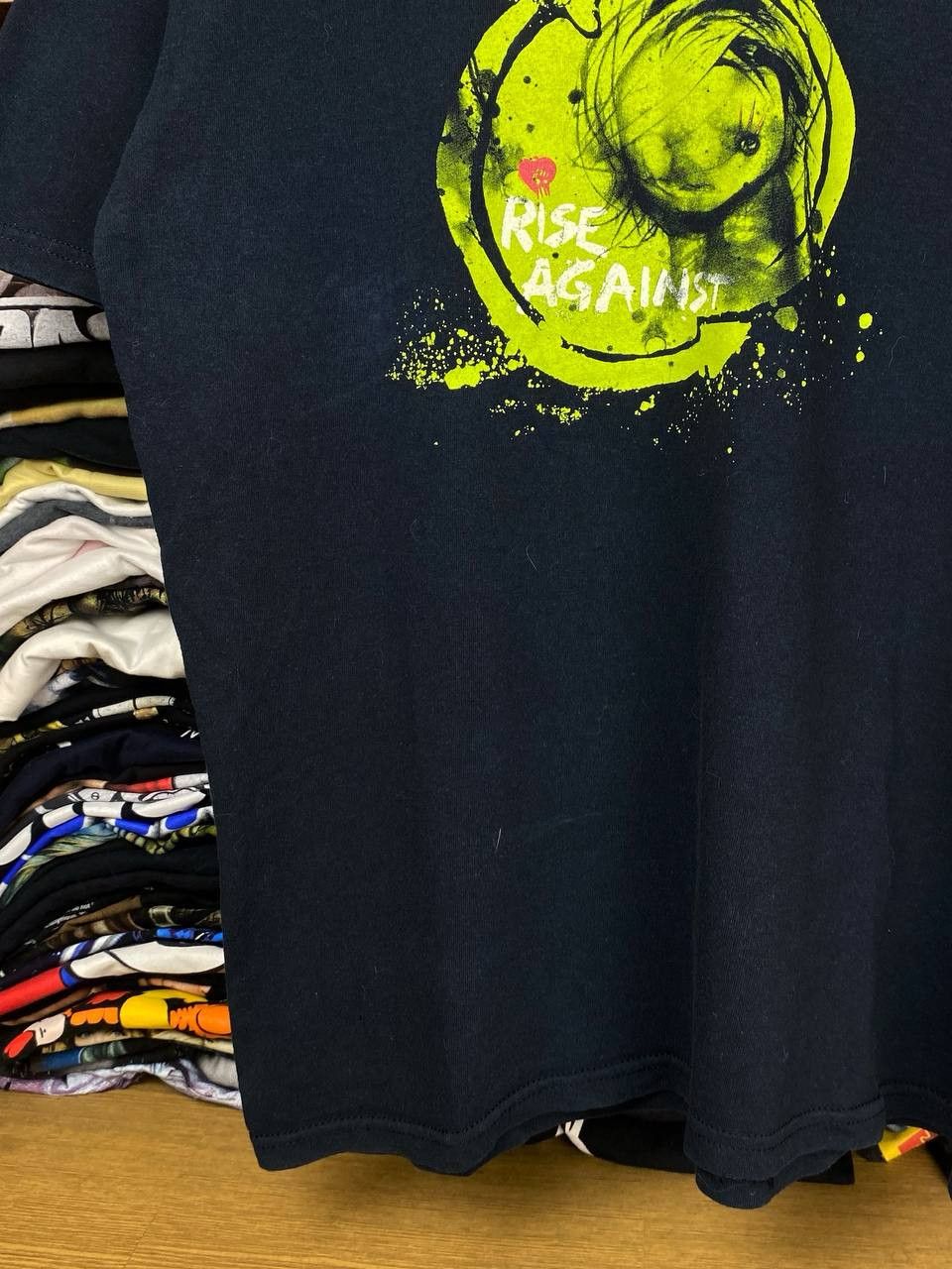 Band Tees × Vintage Vintage Rise Against 00s The Bricks Lyrics Graphic Tee Size US M / EU 48-50 / 2 - 6 Thumbnail