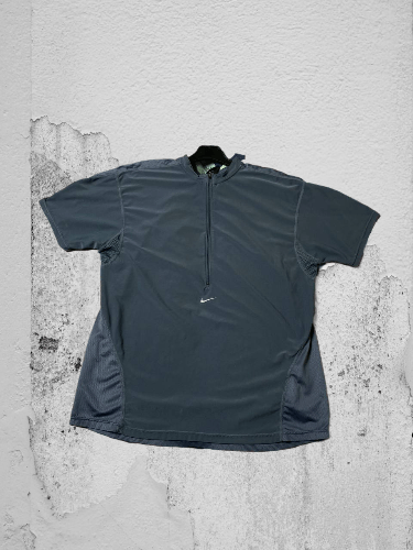 Nike Vintage 90s Center Logo Washed Navy Tee Y2K Size US L / EU 52-54 / 3 - 1 Thumbnail
