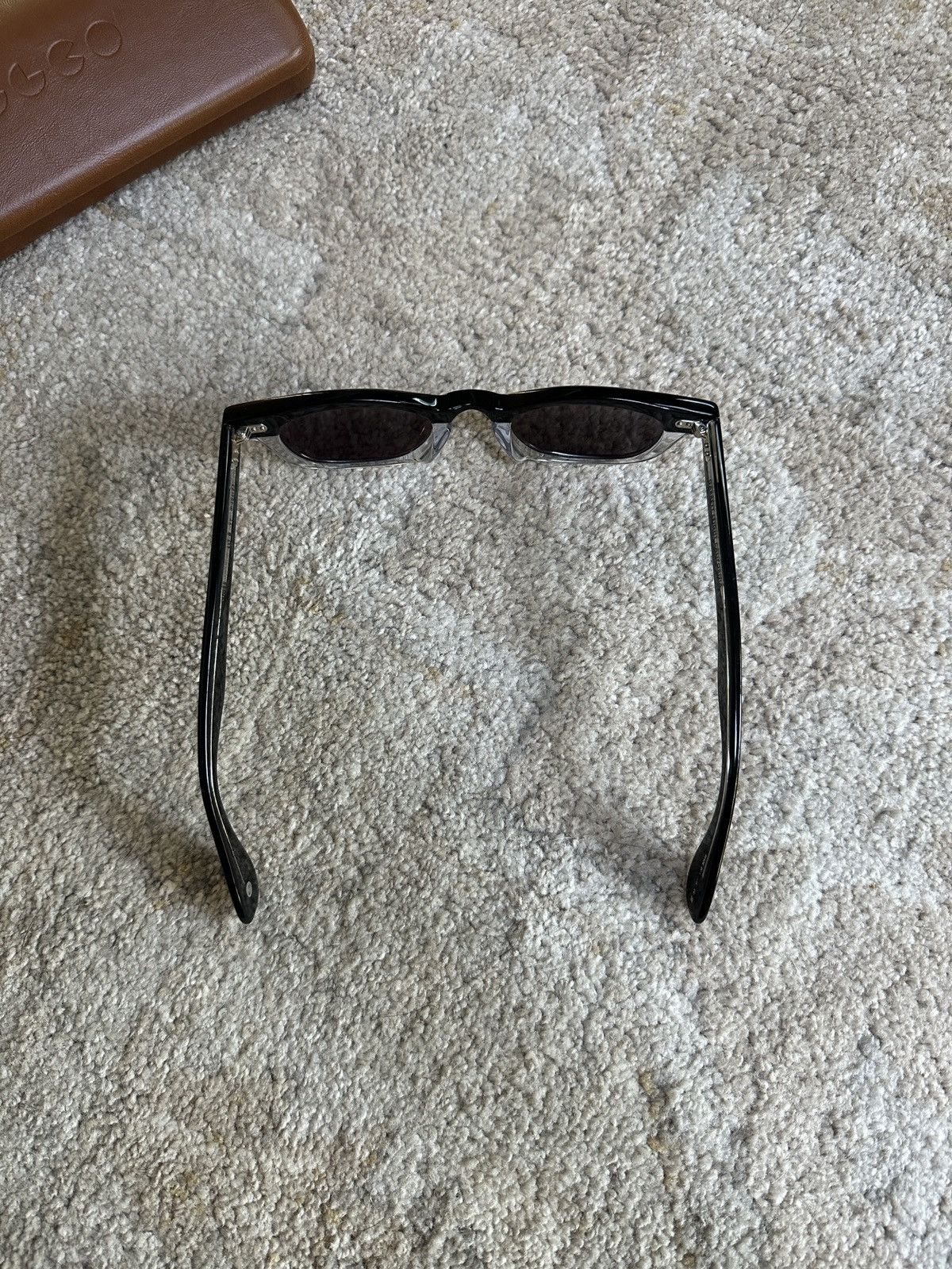 Garrett Leight Lo-B Sun Yin and Yang Sunglasses Size ONE SIZE - 9 Thumbnail