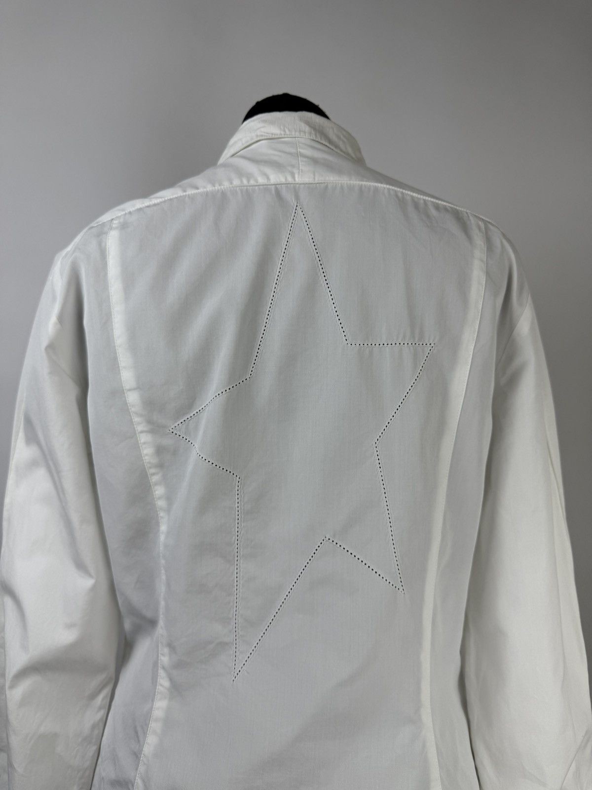 Mugler Mugler VNTG Button Logo Star Logo Y2K Shirt Size L / US 10 / IT 46 - 10 Thumbnail
