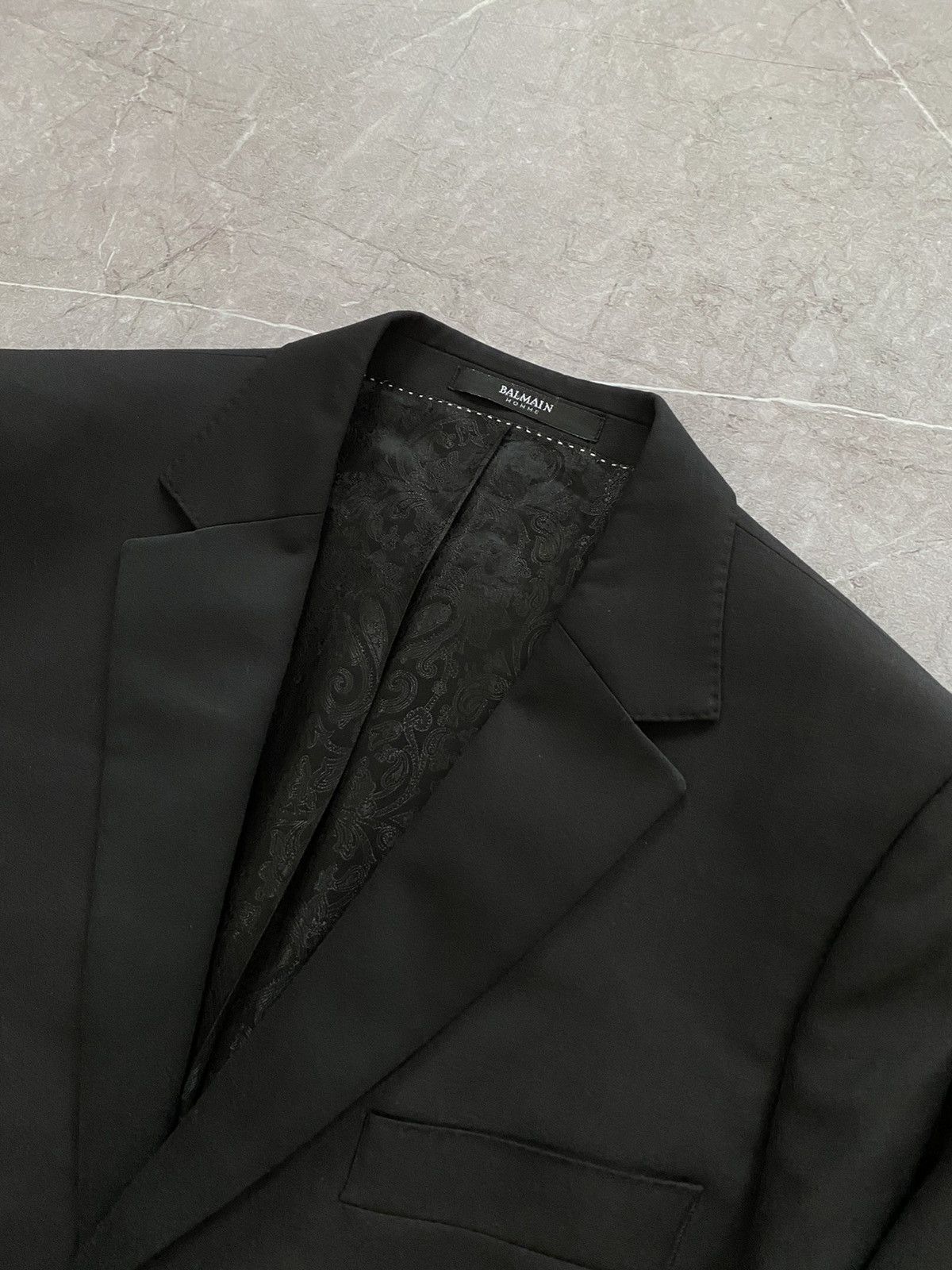 Balmain × Designer Rare Balmain Homme Paris Blazer Luxury Jacket Size 40L - 3 Thumbnail