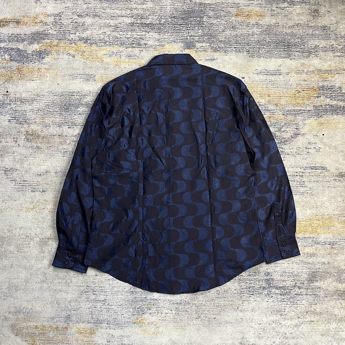 Issey Miyake Vintage 90s Intermezzo button up jacquard shirt Size US M / EU 48-50 / 2 - 3 Thumbnail