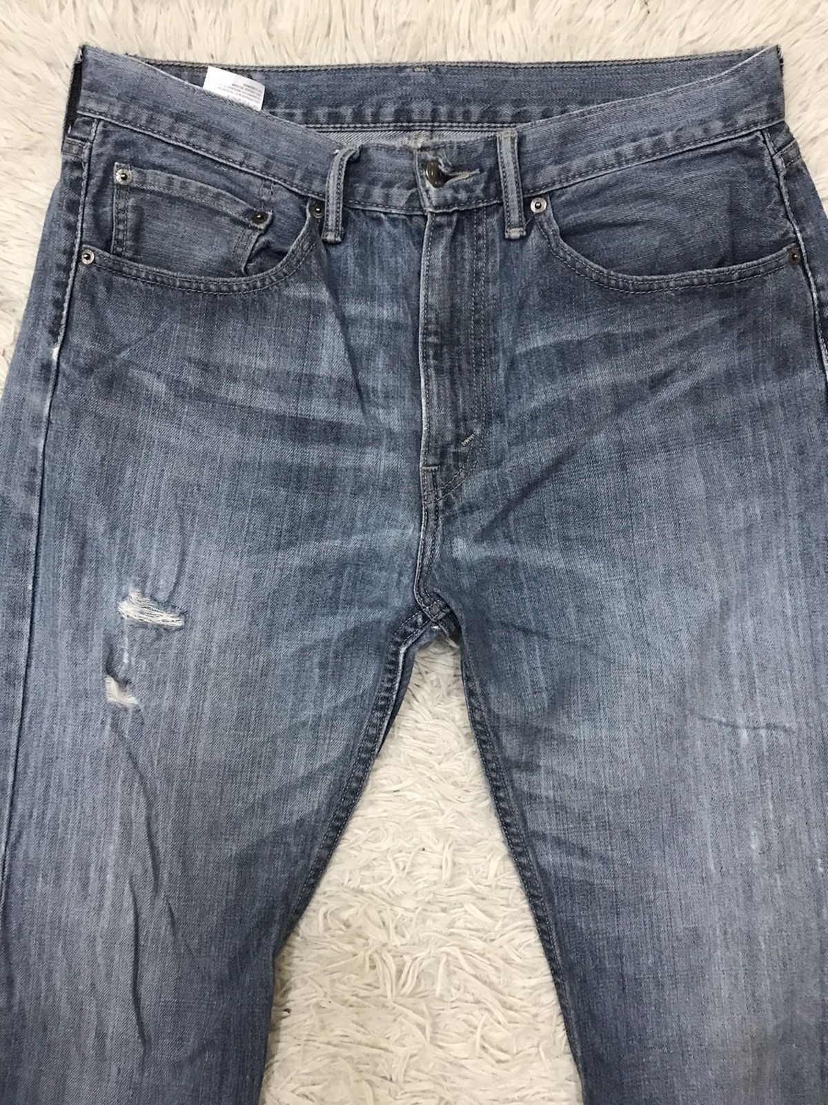 Levi's Vintage Clothing × Vintage Vintage Levis Lot 505 Single R Distressed Denim Jeans Size US 34 / EU 50 - 3 Thumbnail