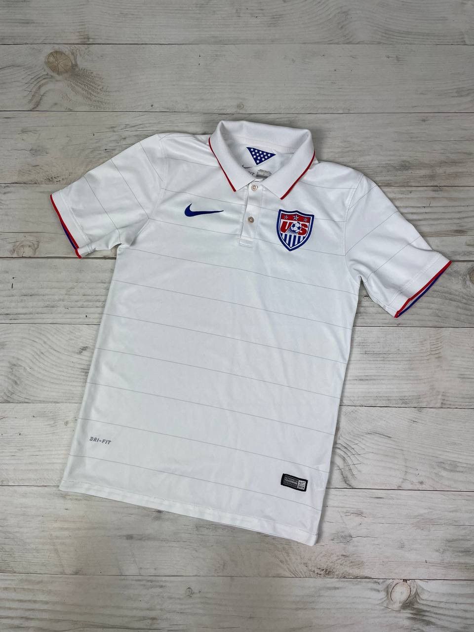 Nike Nike USA National Team 2014 2015 Home Shirt Soccer Jersey Size US S / EU 44-46 / 1 - 1 Thumbnail