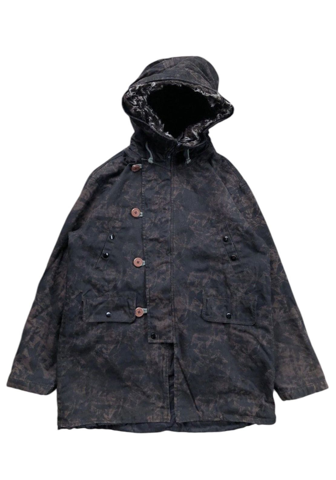 In The Attic In The Attic Camouflage Hooded Jacket - Size F Size US M / EU 48-50 / 2 - 1 Thumbnail