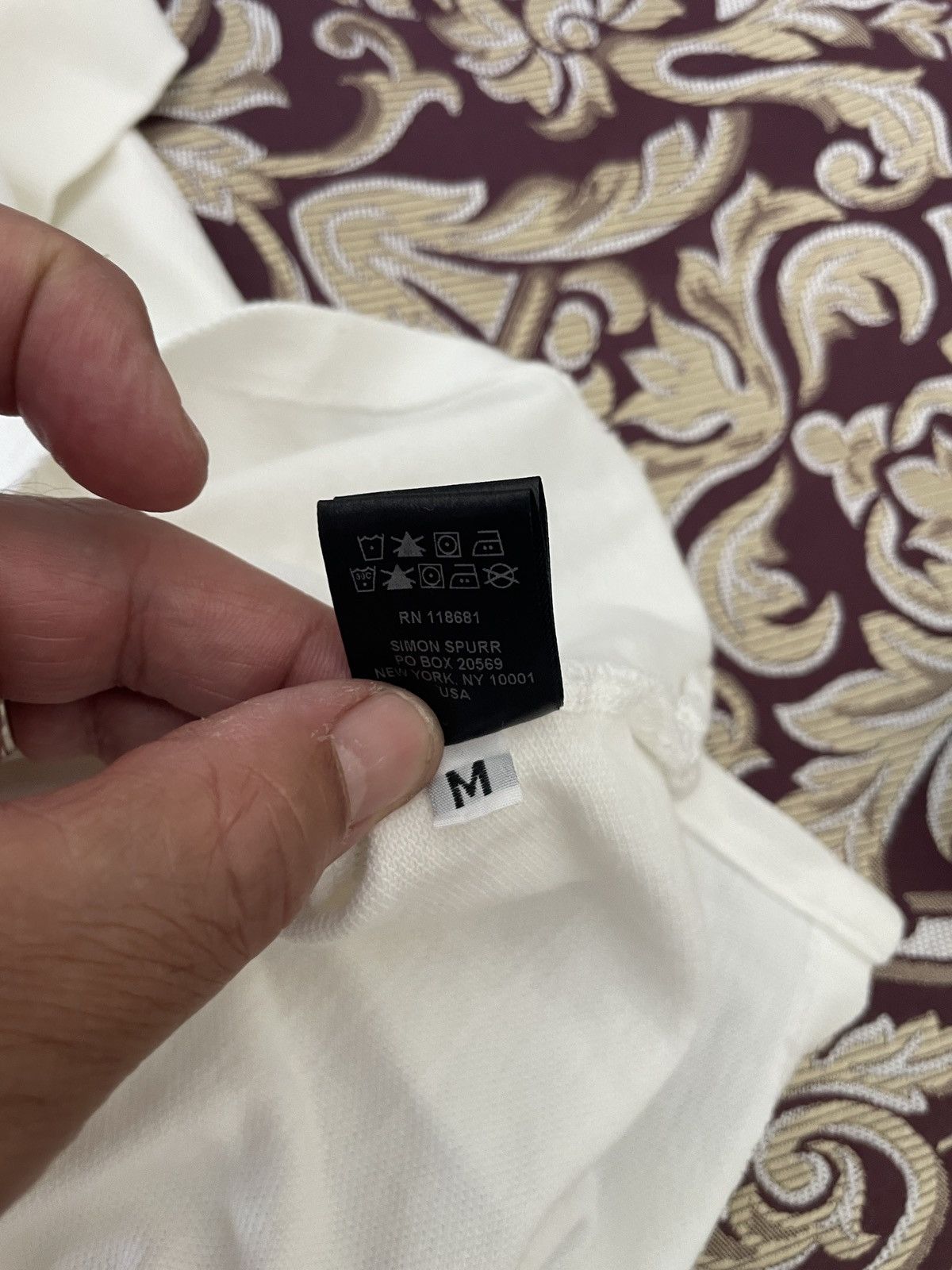 Simon Spurr 2 Button Classic Polo Slim Fit Size US M / EU 48-50 / 2 - 7 Thumbnail