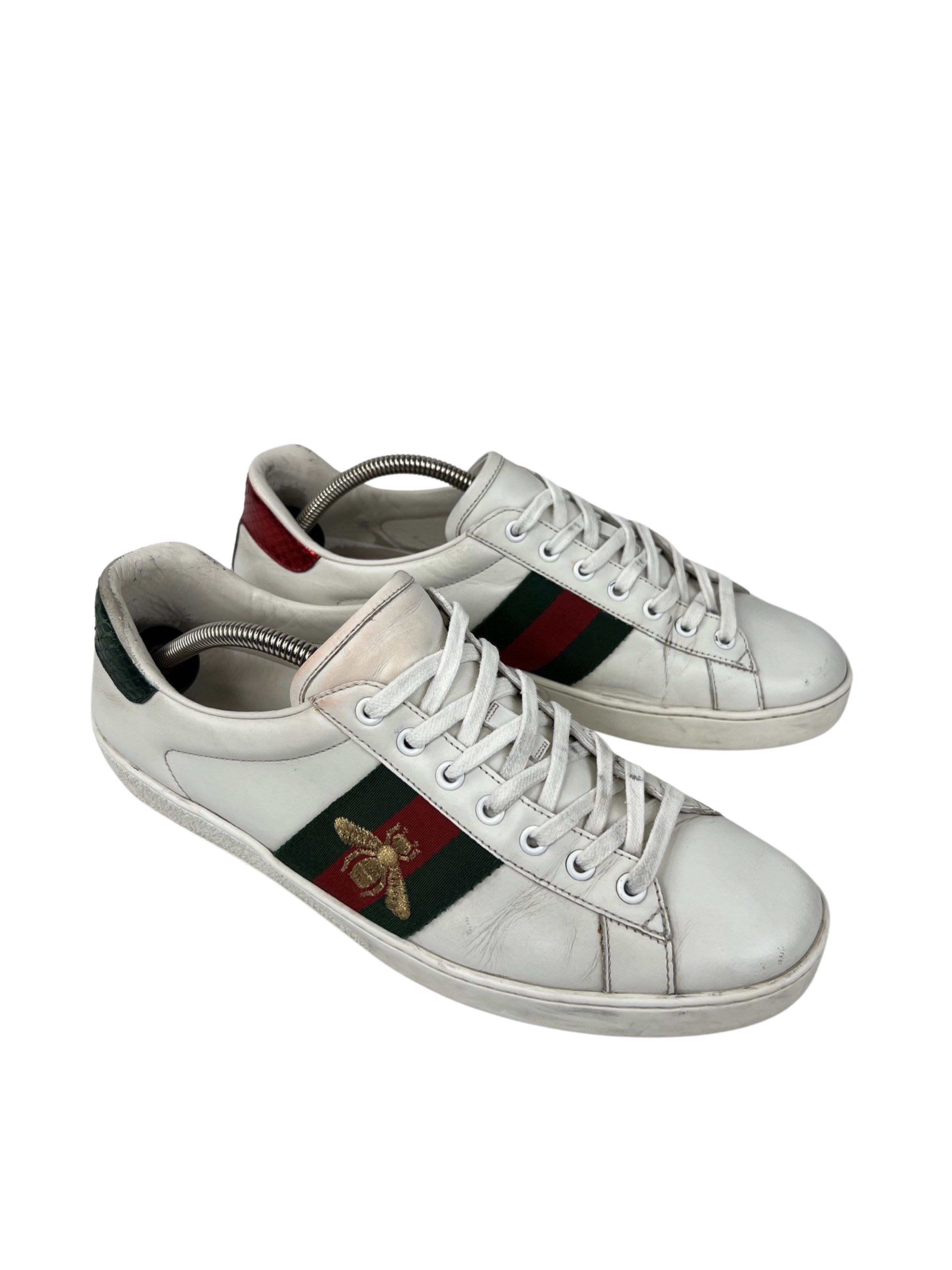 Gucci Two-Tone Mesh And Suede Sneakers | Grailed