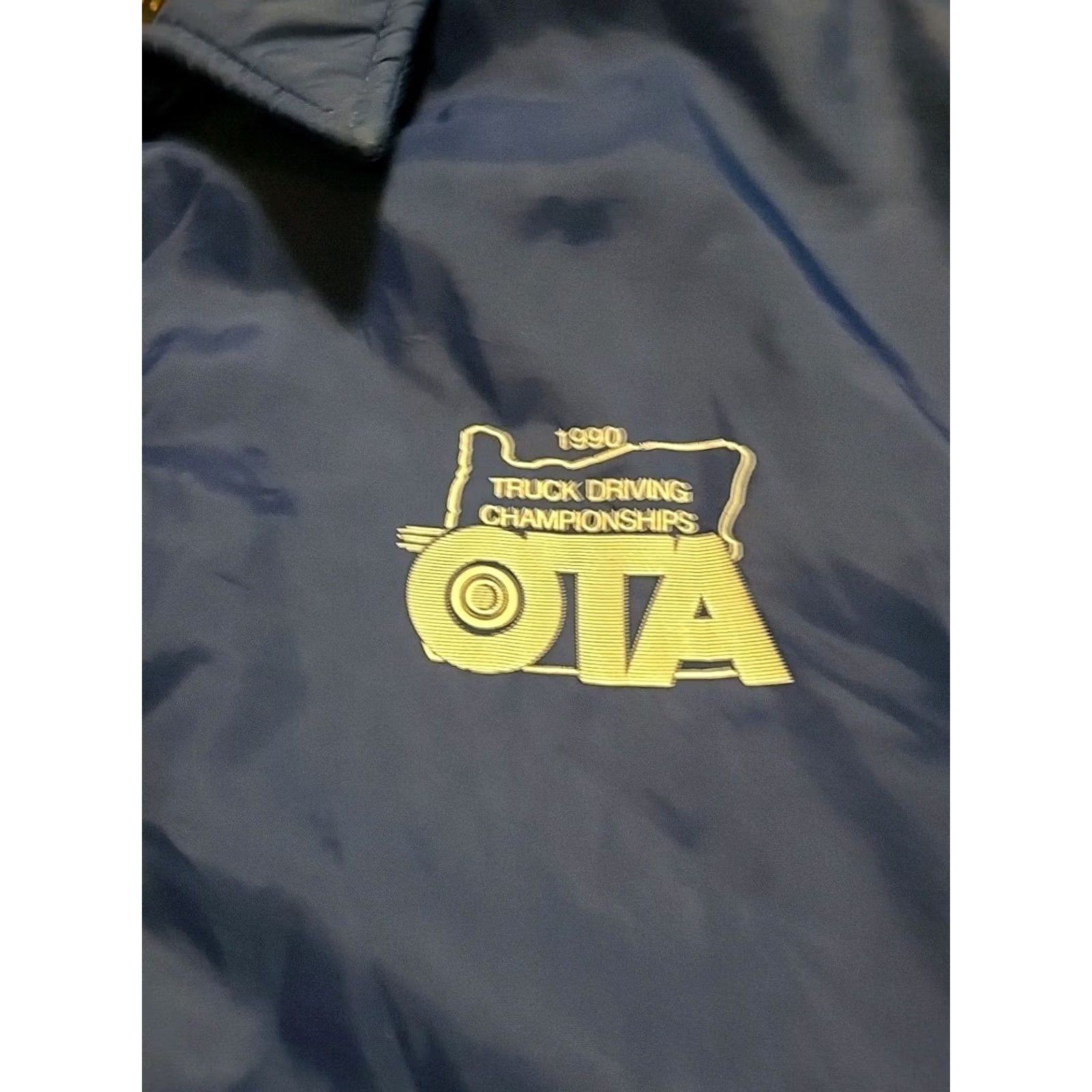 Dunbrooke VINTAGE 1990s Dunbrooke pla'jac Truck Driving Windbreaker Jacket XL Blue 48"-50" Adult Mens Size US XL / EU 56 / 4 - 5 Thumbnail