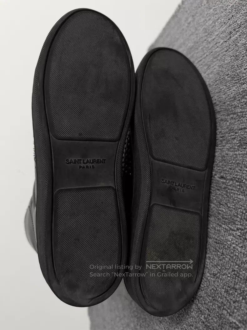 Saint Laurent Paris Saint Laurent Paris Original Year Black Studs High-top Sne Size US 7.5 / EU 40-41 - 6 Thumbnail