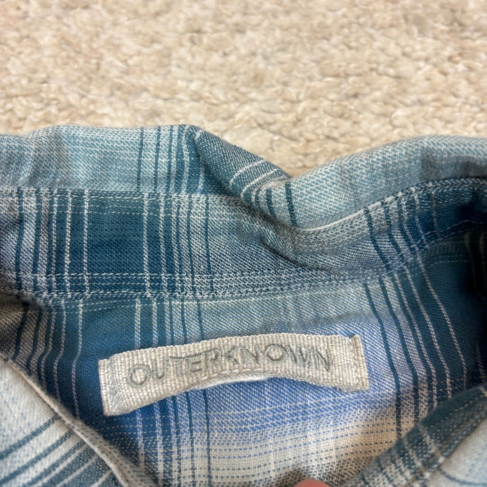Outerknown Outerknown Highline Cotton Linen Blend Button Up Men's M Size US M / EU 48-50 / 2 - 4 Thumbnail