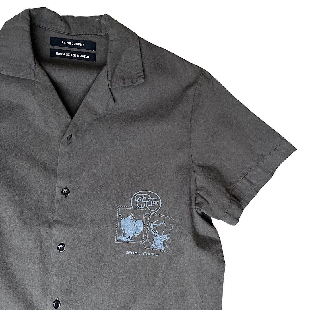 SS20 Reese Cooper Postcard Vacation Short-Sleeve Camp Shirt Shirts Button Ups