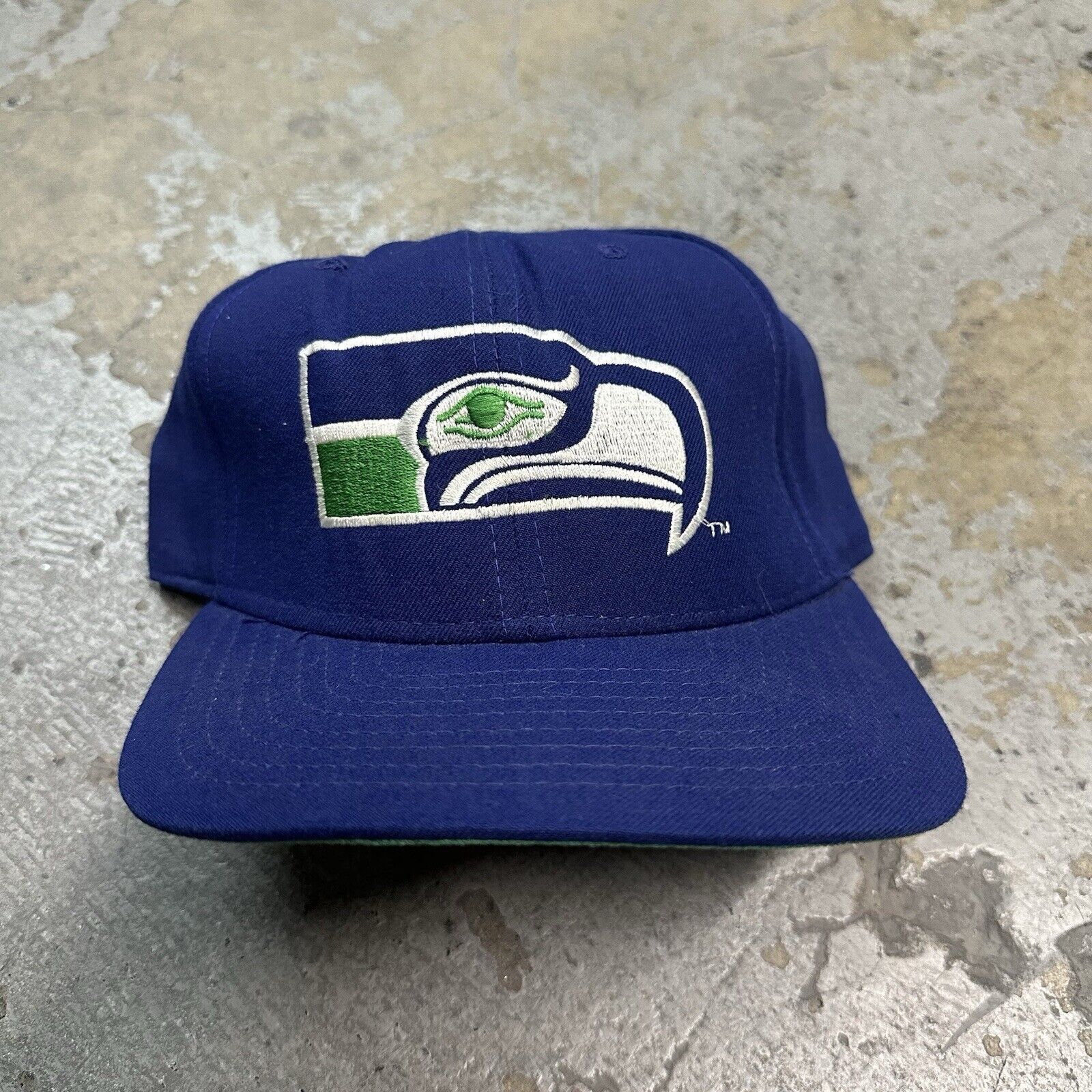NFL × New Era × Vintage Vintage New Era Seattle Seahawks Wool Fitted Hat NFL 7 3/8 Size ONE SIZE - 1 Thumbnail