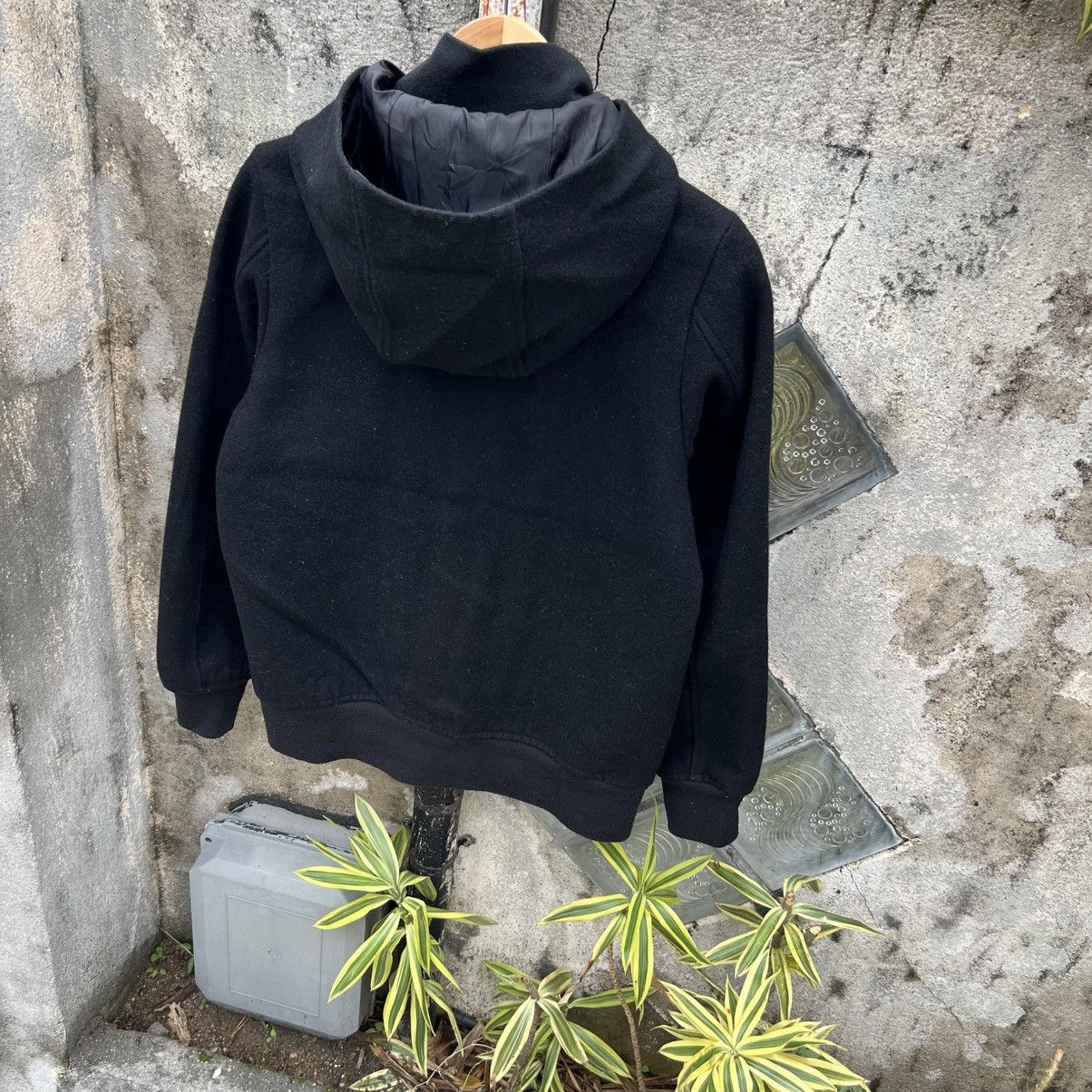 If Six Was Nine “PUNK” BLACK ZIP UP WOOL HOODIE JACKET Size US M / EU 48-50 / 2 - 7 Thumbnail