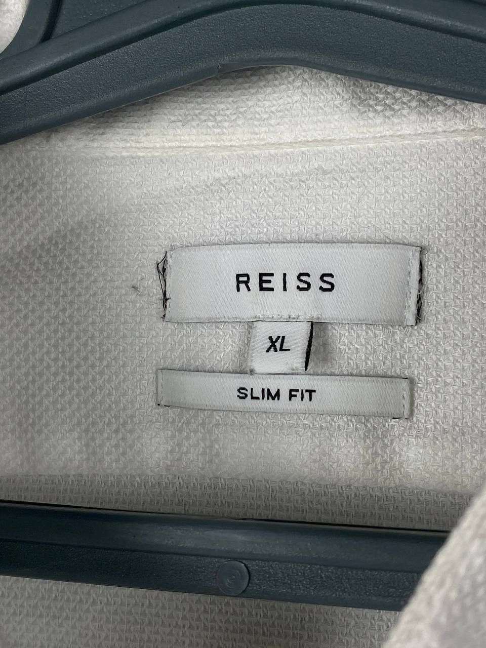 Designer × Reiss Reiss Dunn Stand-Up Collar White Shirt XL Size US XL / EU 56 / 4 - 4 Thumbnail
