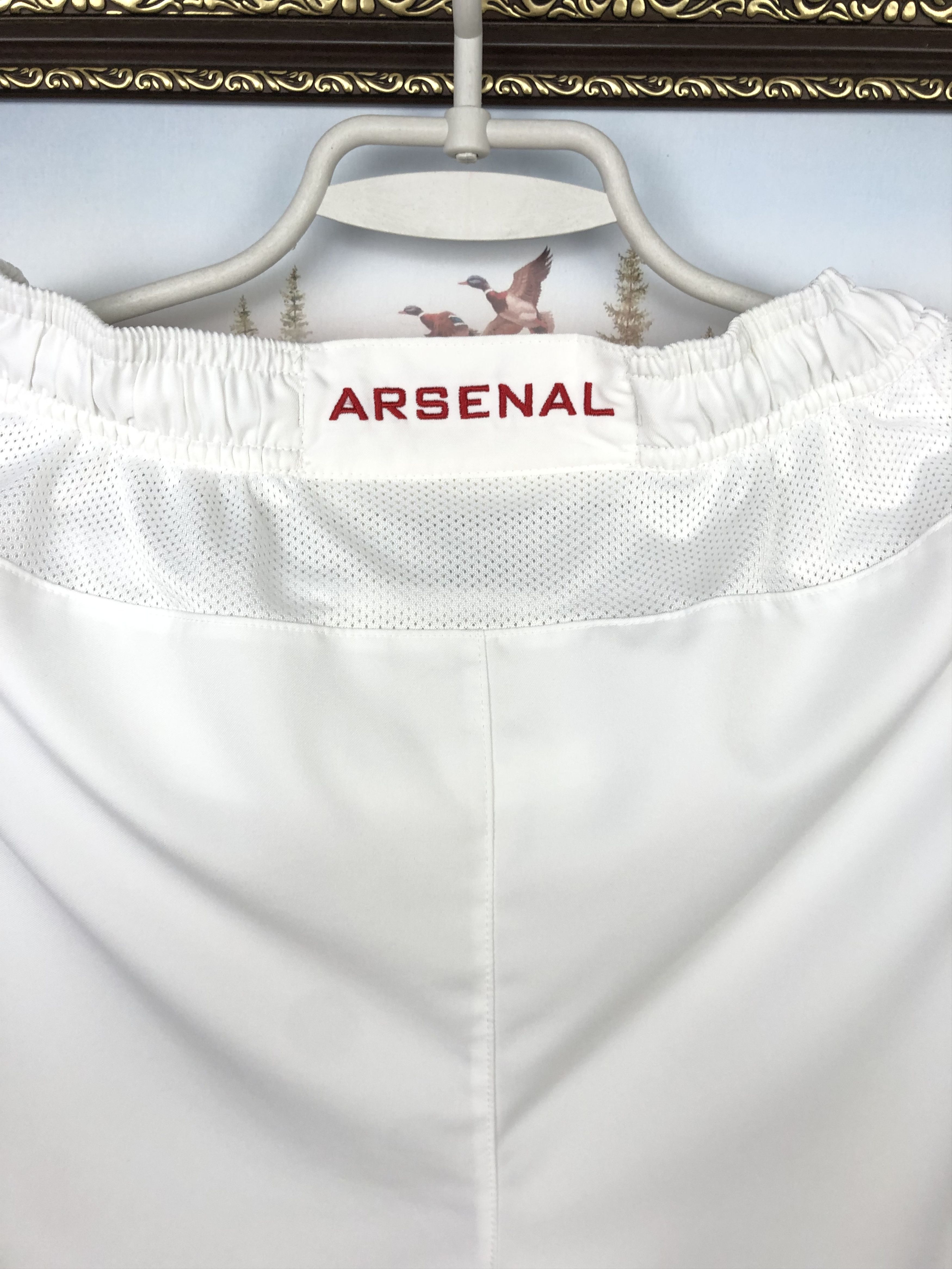 Nike Nike Arsenal Football Shorts Soccer Track White Gunners S Size US 30 / EU 46 - 13 Thumbnail