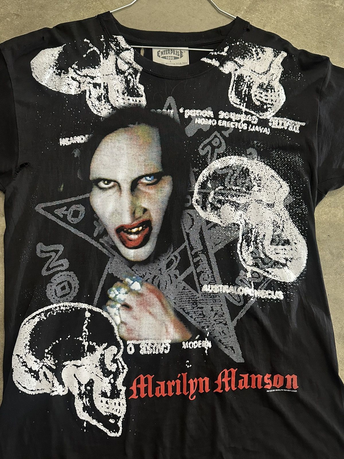 Marilyn Manson × Vintage VINTAGE 1999 Marlyn Manson T-shirt Size US L / EU 52-54 / 3 - 3 Thumbnail